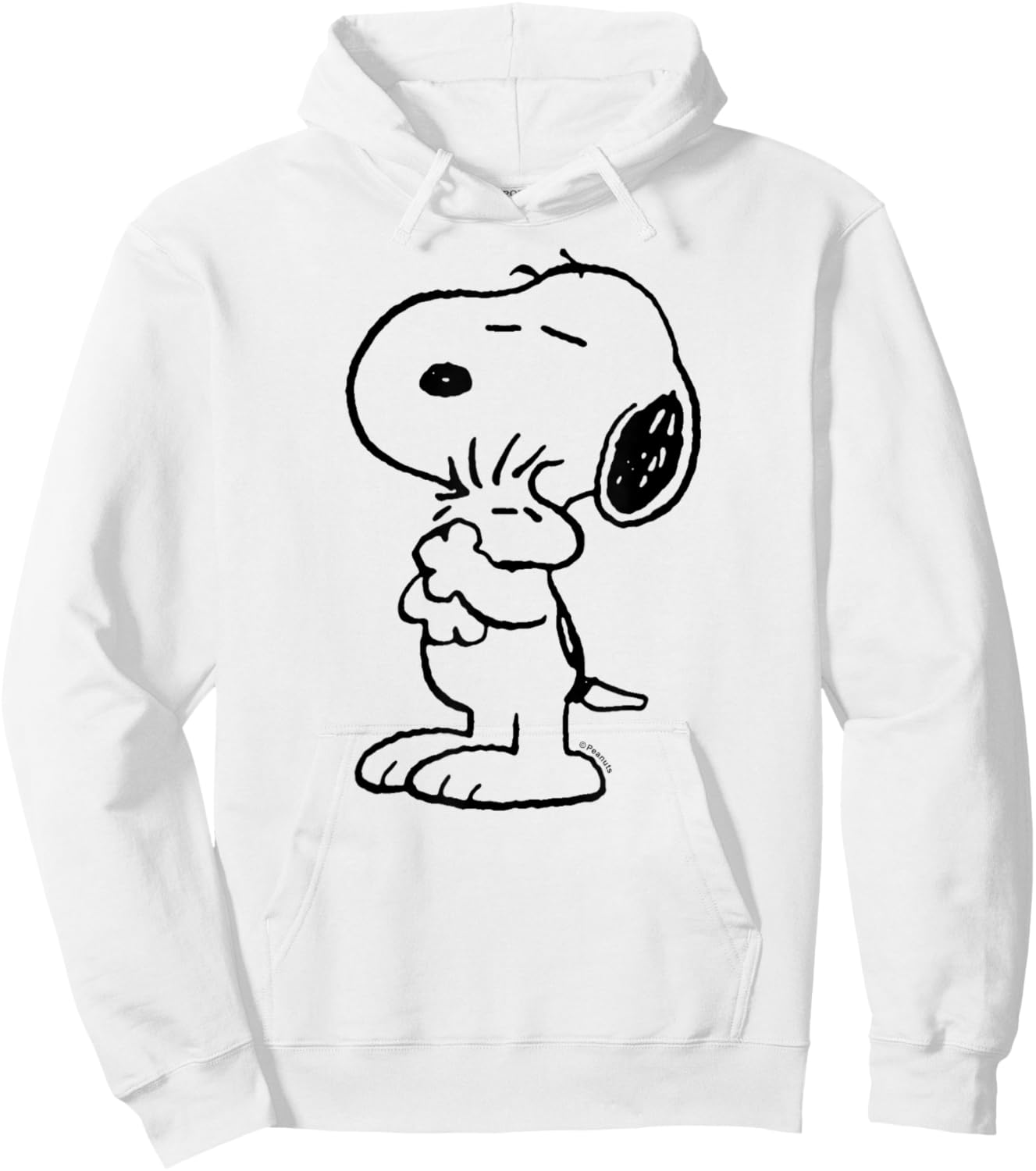 Peanuts - Snoopy Loves Woodstock Hoodie - Hoodie | White