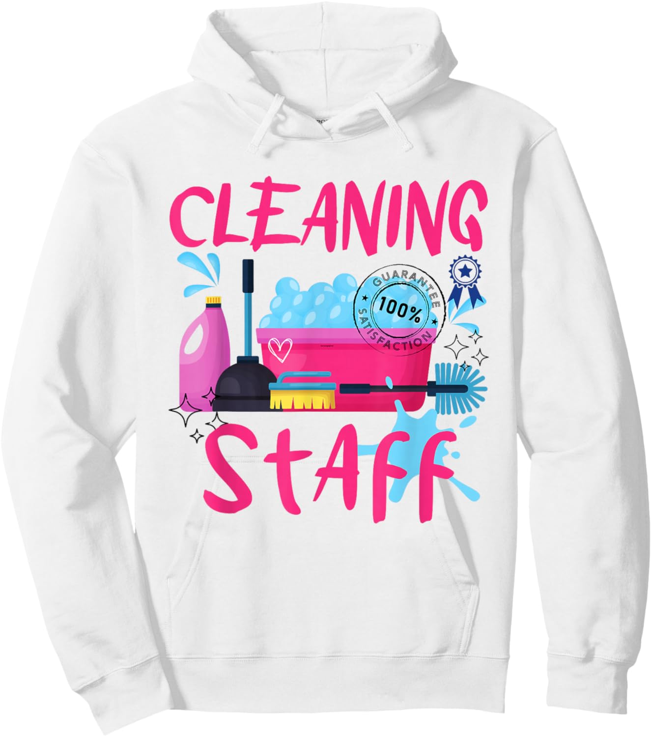 Cleaning Staff Housekeeping Crew of Proud Housekeeper Team , white, S Hoodie - Hoodie | White
