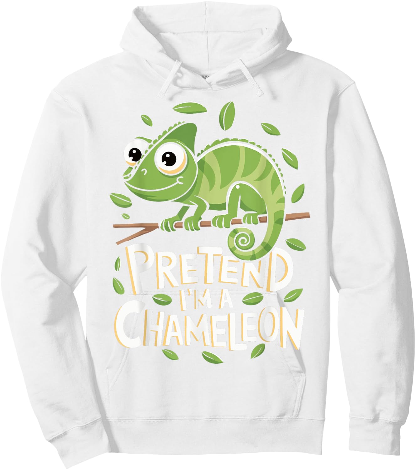 Pretend I'm A Chameleon Hoodie - Hoodie | White
