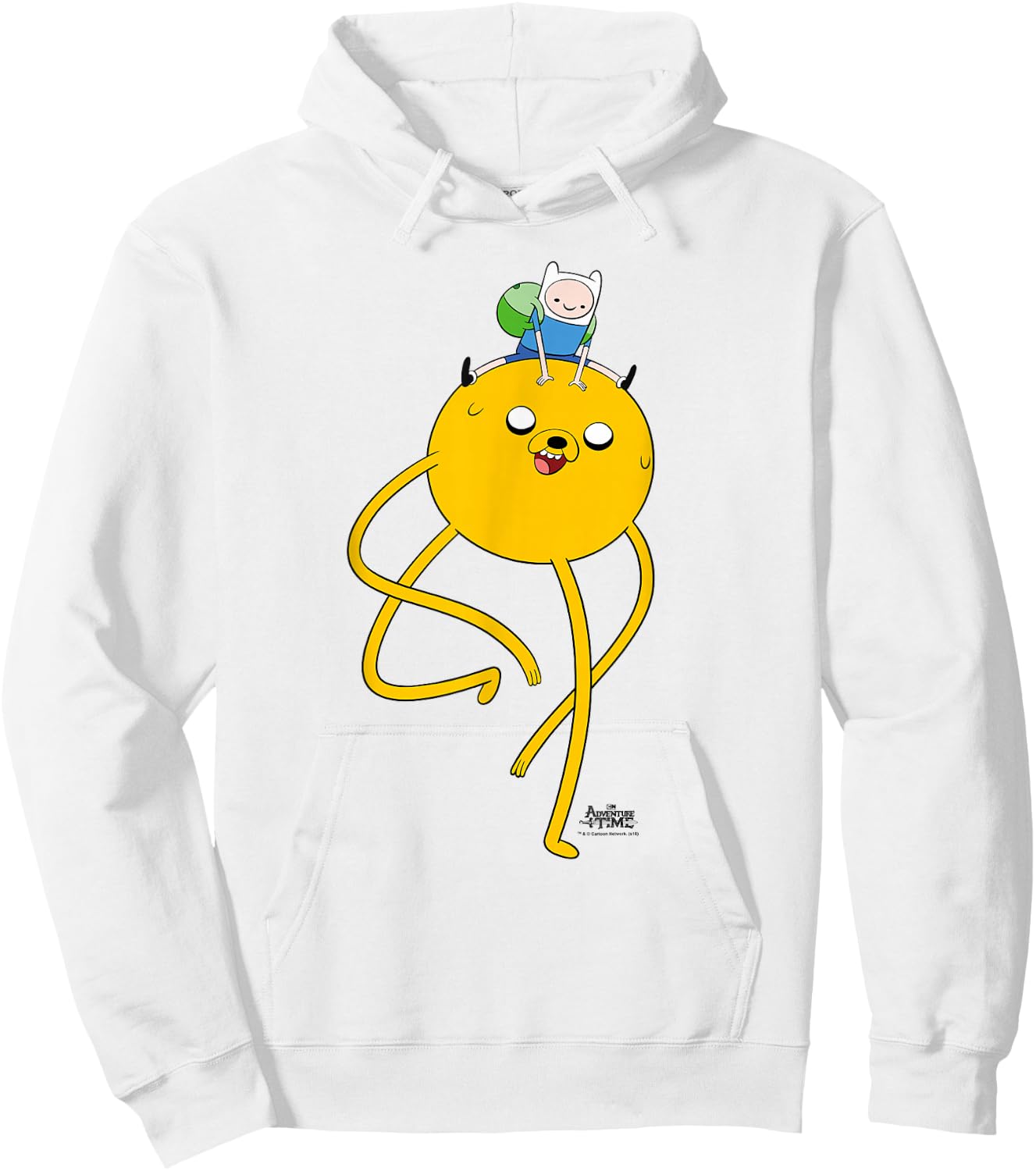 Adventure Time Jake's Ride Hoodie - Hoodie | White