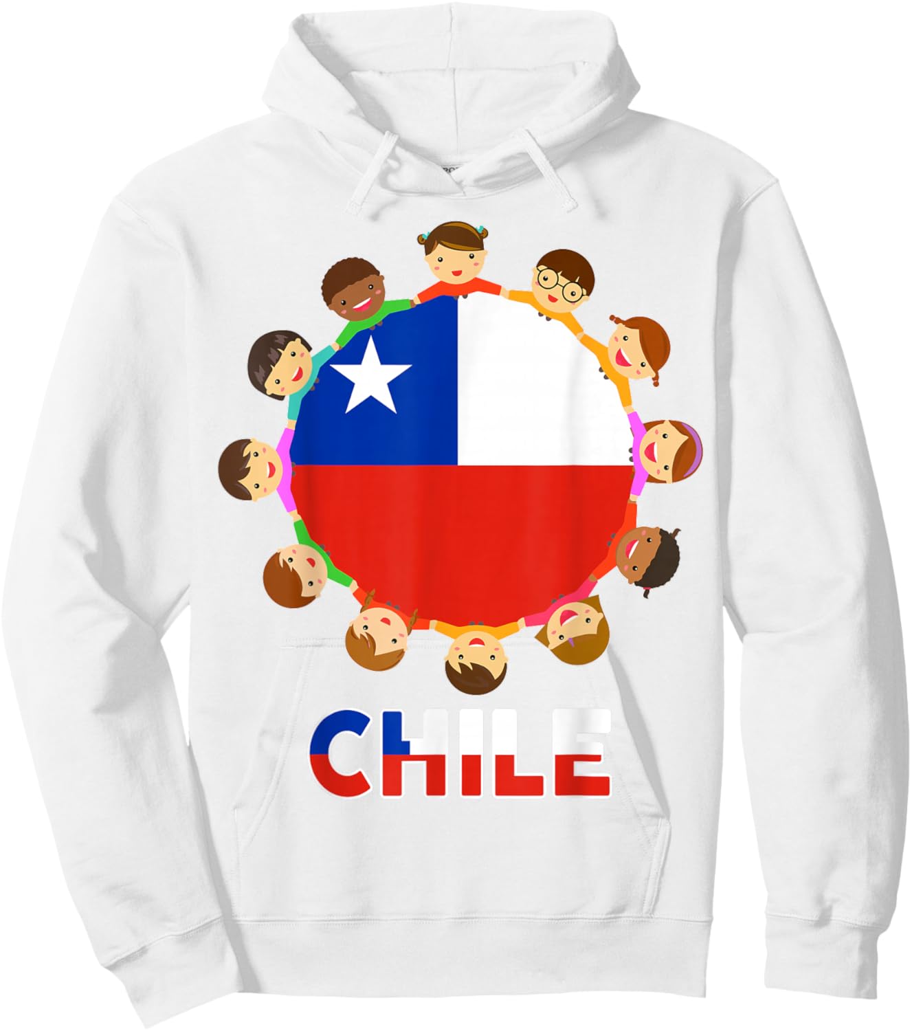 Toddler Chile Flag Chilean Hispanic Heritage Women Kids Baby Hoodie - Hoodie | White
