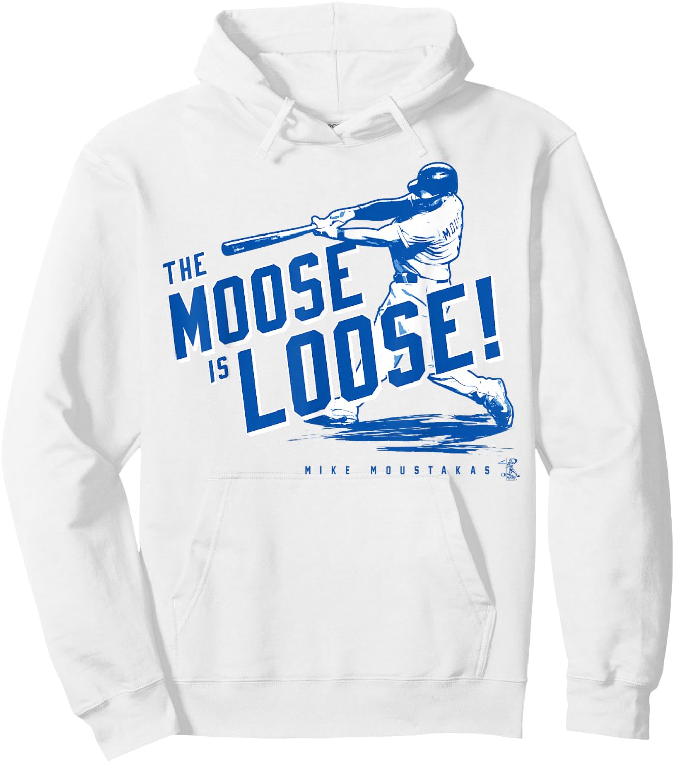 Mike Moustakas The Moose Is Loose - Apparel Hoodie - Hoodie | White
