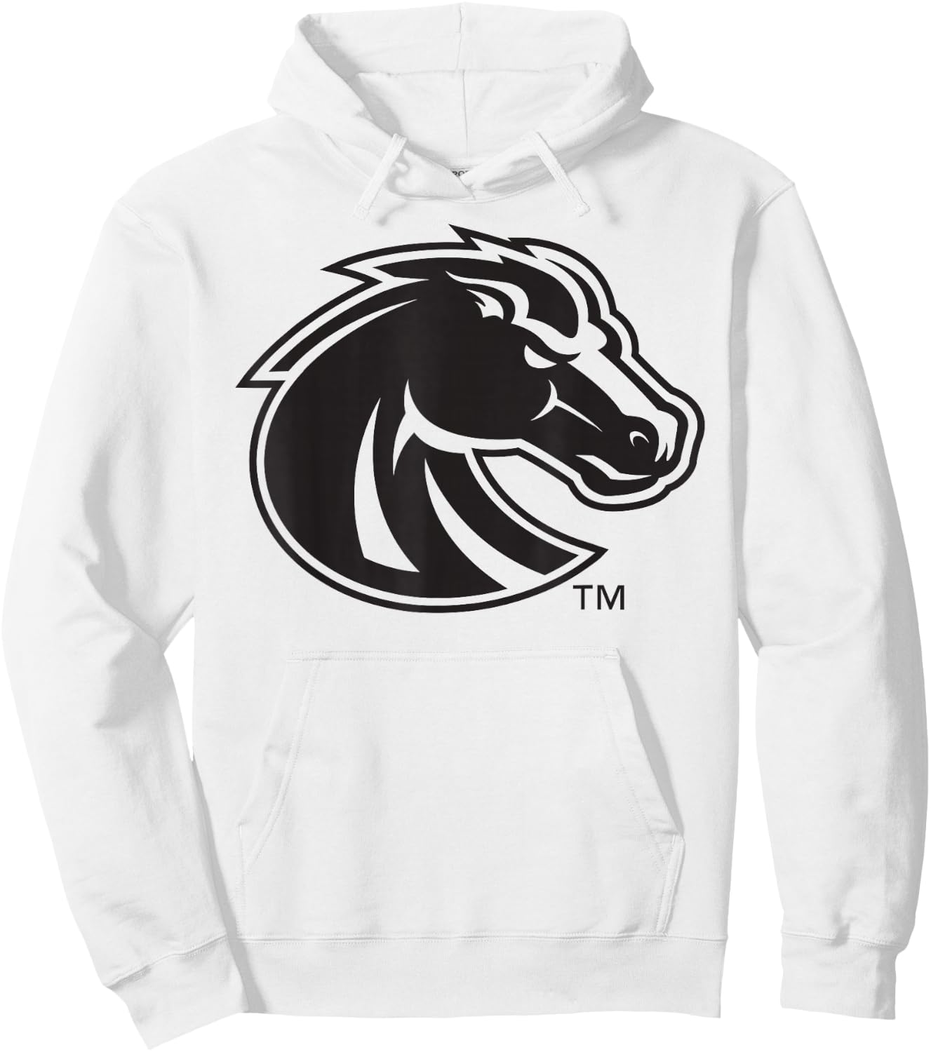 Boise State Broncos Two Tone White Officially Licensed Hoodie - Hoodie | White