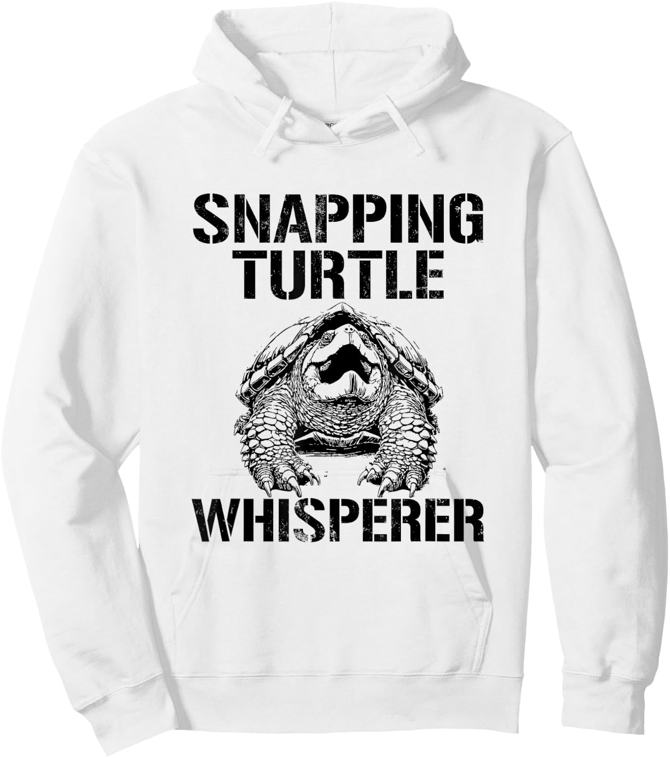 Snapping Turtle Whisperer, Snapping Turtle Hoodie - Hoodie | White