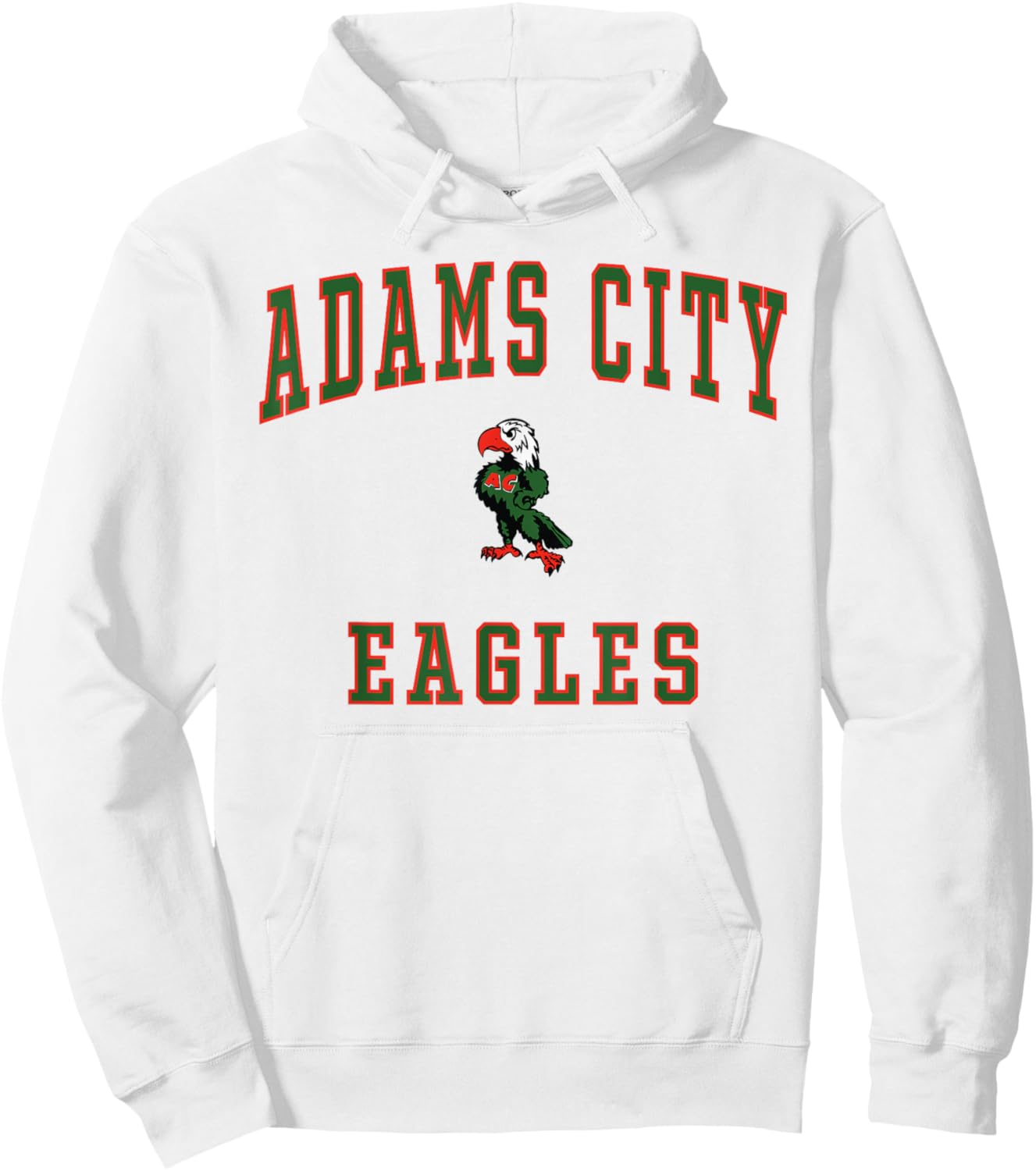 Adams City High School Eagles Hoodie - Hoodie | White