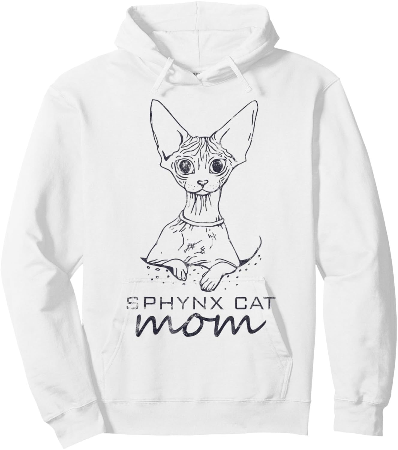 Sphynx Cat Month Pet Lover Funny Animal Cute Hoodie - Hoodie | White