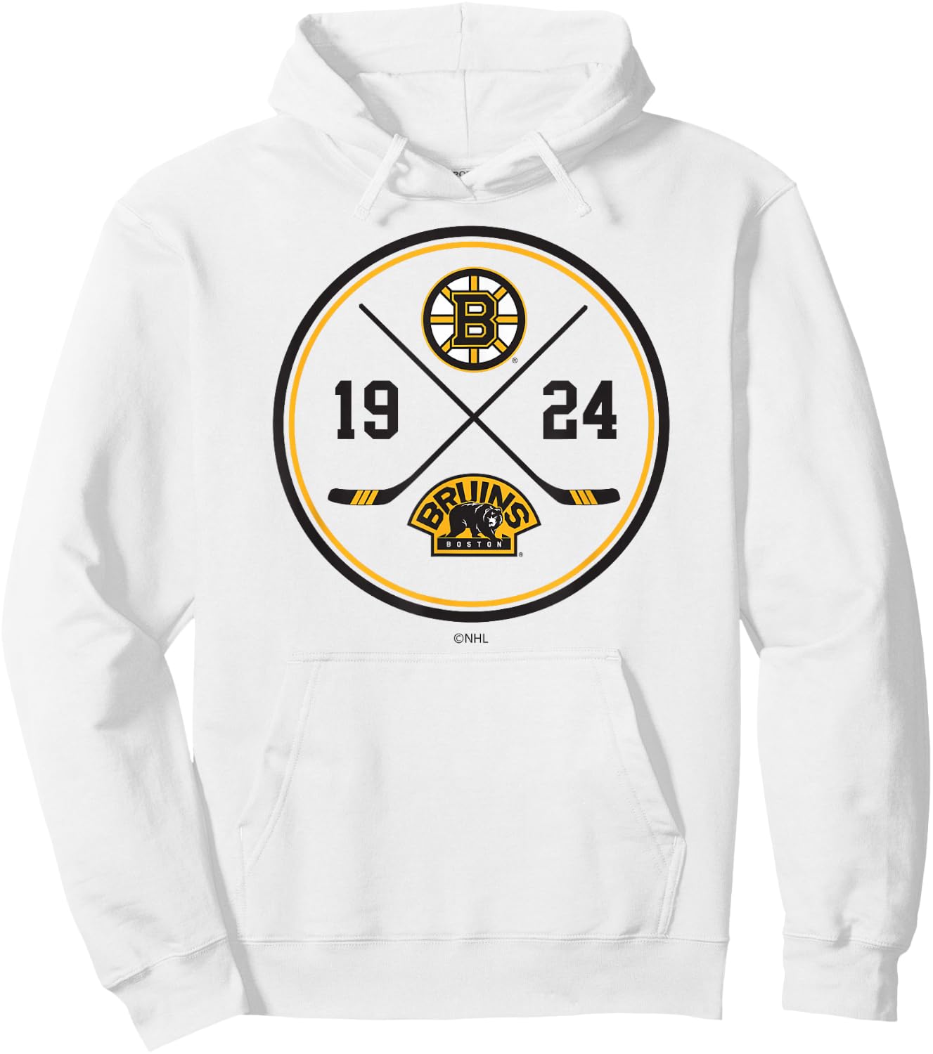 Boston Bruins Prize Gray Officially Licensed Hoodie - Hoodie | White