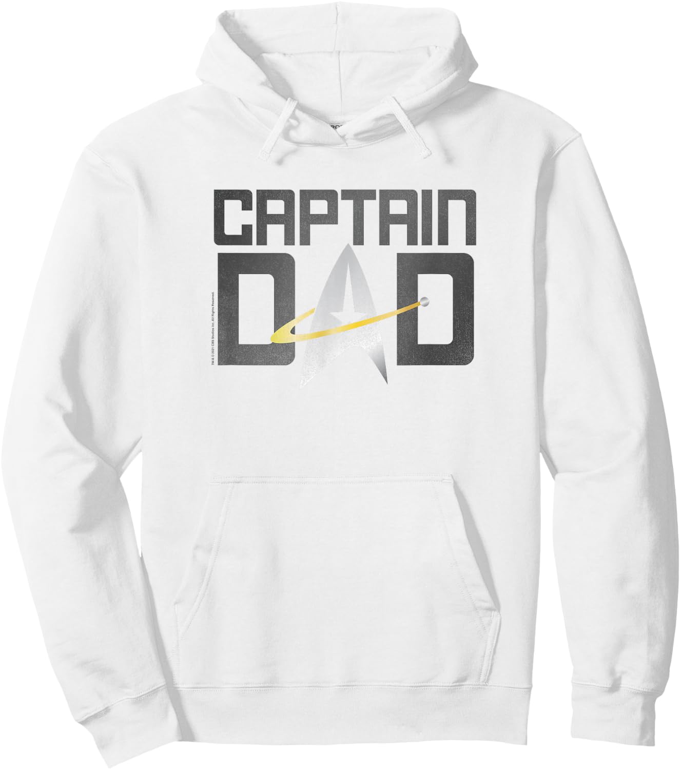 Star Trek: The Next Generation Father's Day Captain Dad Hoodie - Hoodie | White