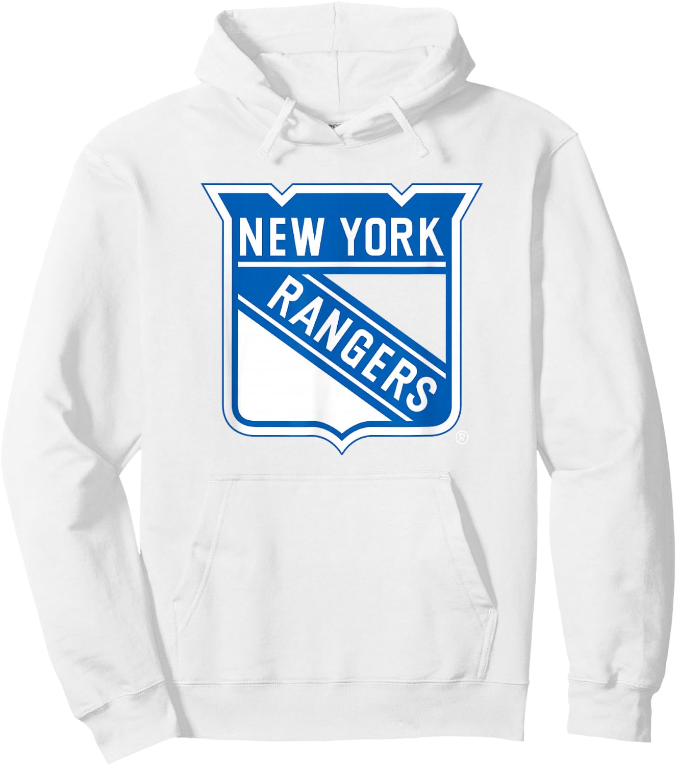 New York Rangers Icon Red Officially Licensed Hoodie - Hoodie | White