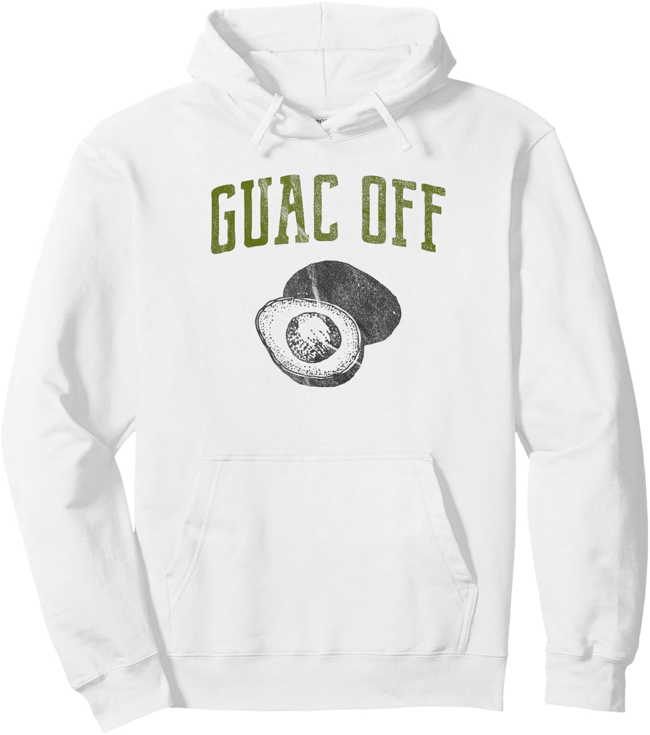 Funny Guac - Guac Off Hoodie - Hoodie | White