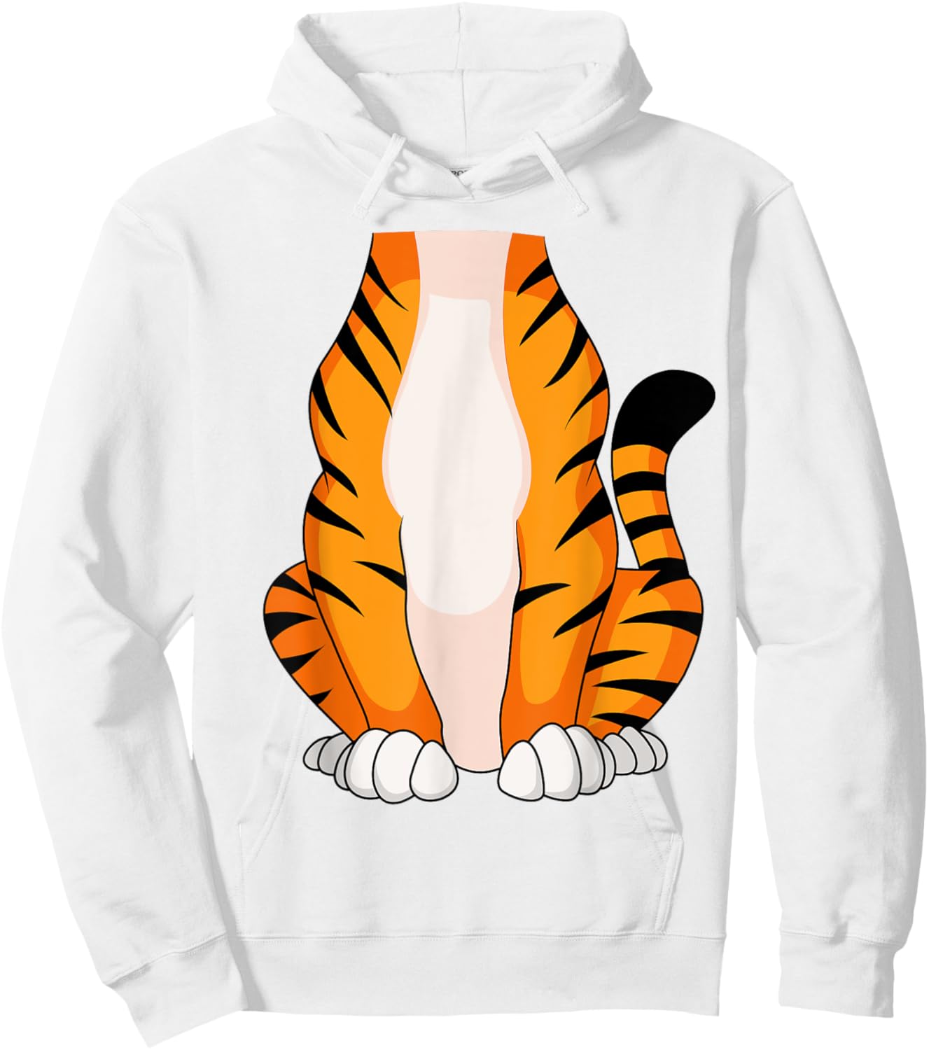 Tiger Shirt Men Women Kids Tiger Costume Hoodie - Hoodie | White