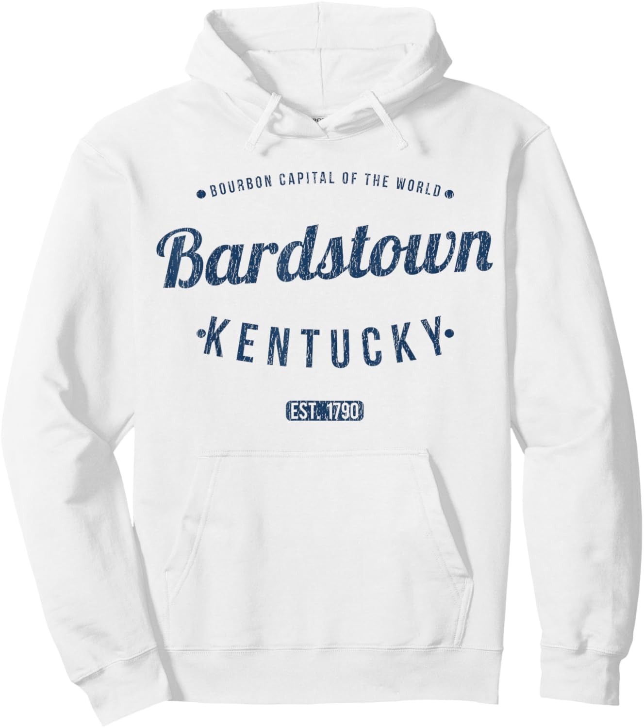 Bardstown Kentucky Retro Vintage Souvenir KY Bardstown Hoodie - Hoodie | White