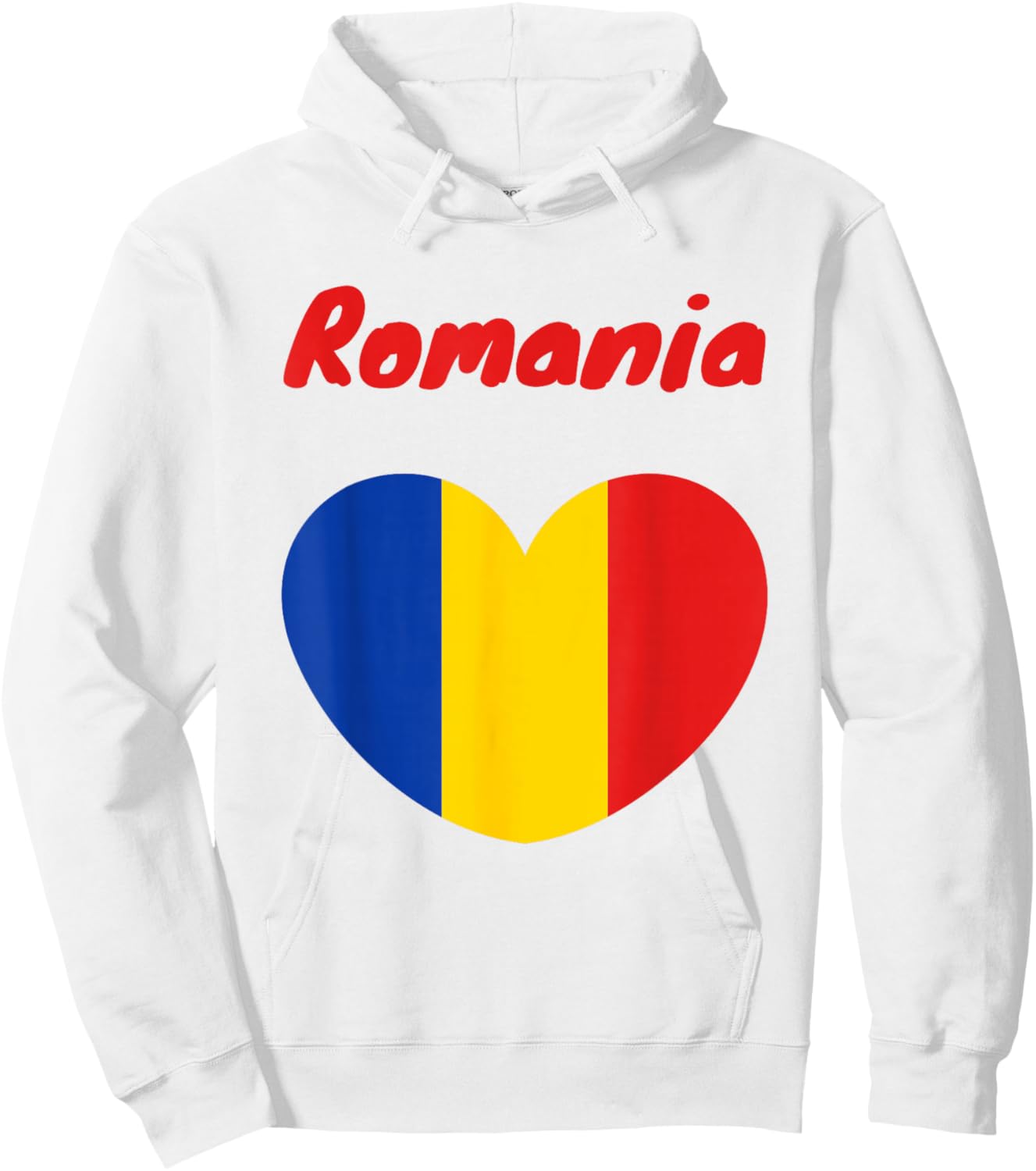 Rumänien Flagge Damen Rumänien Männer Frauen Kinder Romania Hoodie - Hoodie | White
