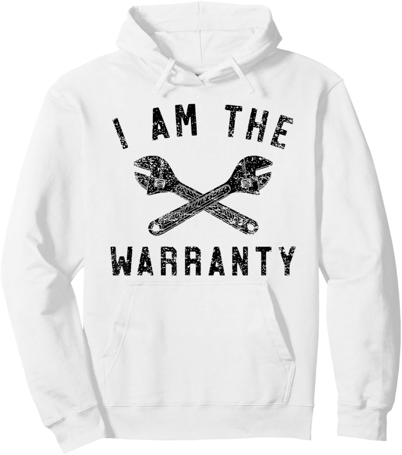 I Am the Warranty Hoodie - Hoodie | White