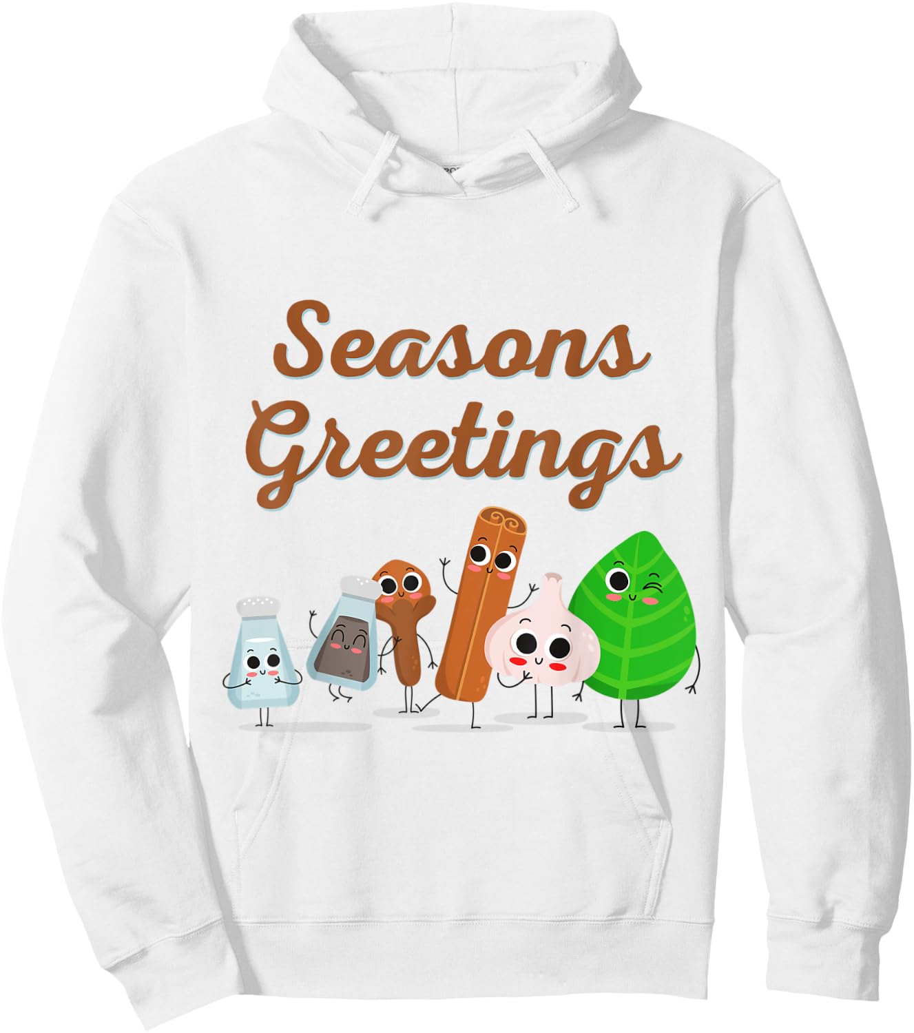 Season Greetings Cooking Spices Food Lover Christmas Gift Hoodie - Hoodie | White