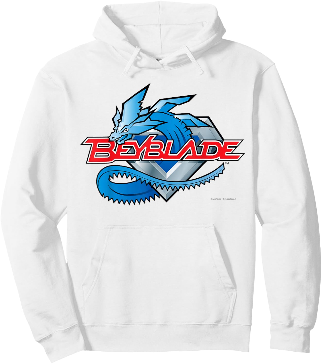 Beyblade Generation 1 Logo Light Hoodie - Hoodie | White