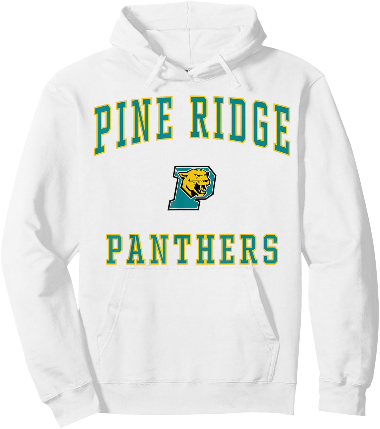Pine Ridge High School Panthers Hoodie - Hoodie | White