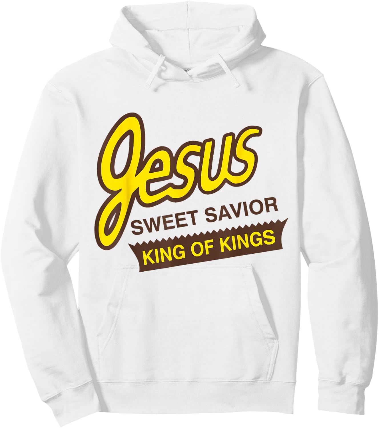 Jesus Sweet Savior King of Kings Christian Faith Apparel Hoodie - Hoodie | White