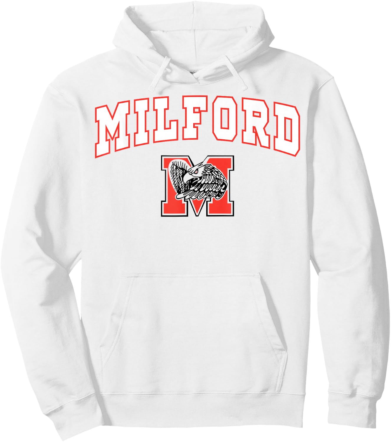 Milford High School Eagles C2 Hoodie - Hoodie | White