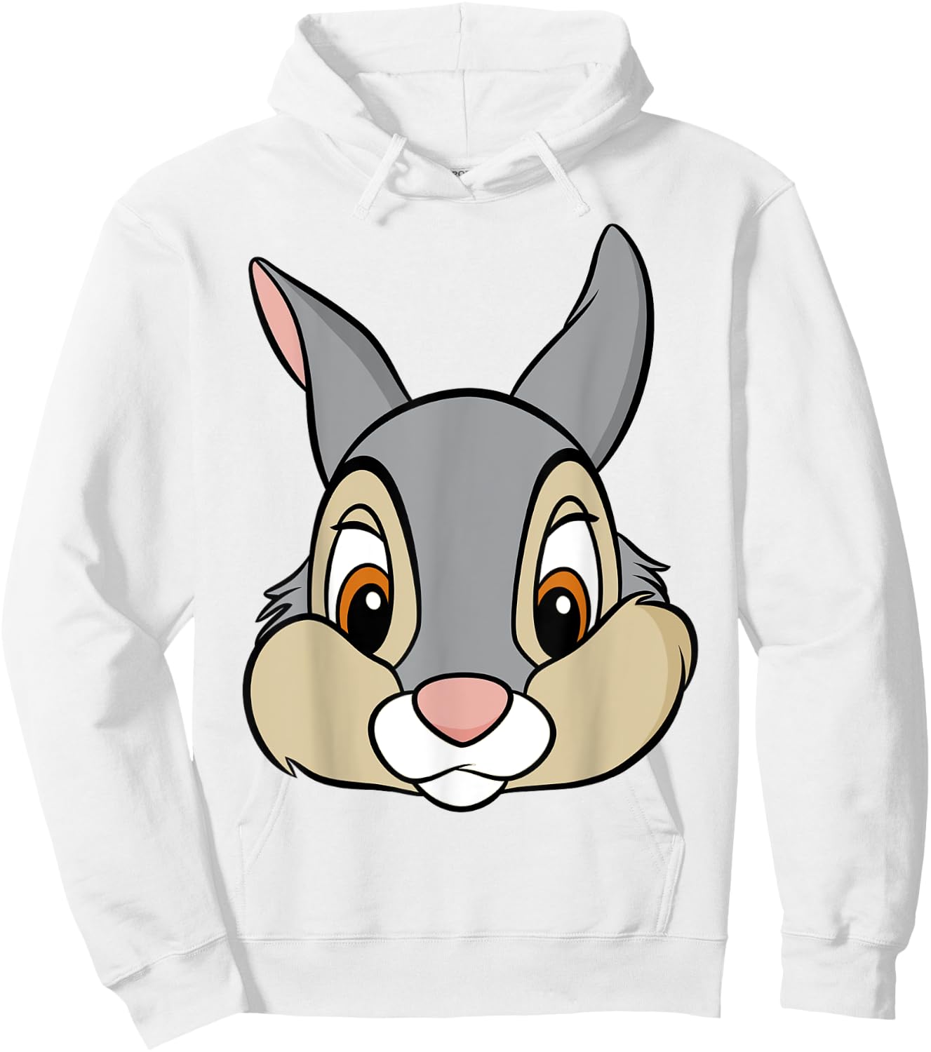 Disney Bambi Thumper Big Face Hoodie - Hoodie | White