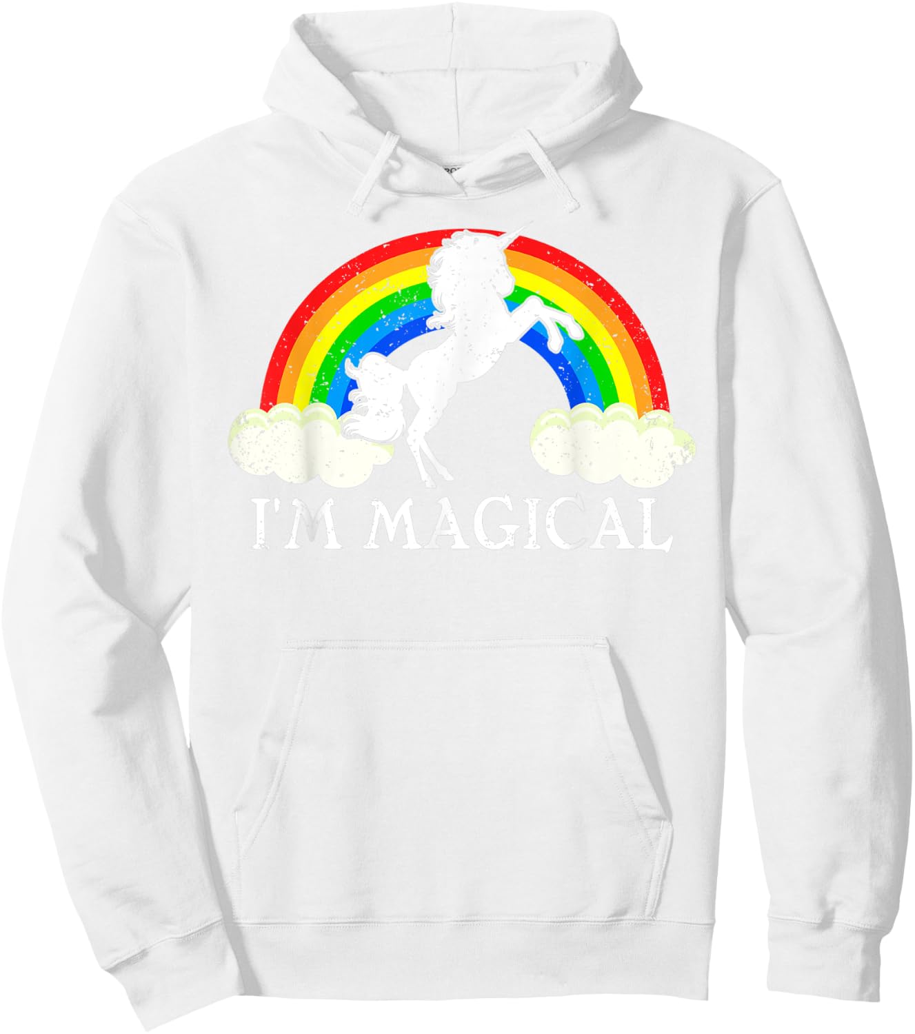I'm Magical Leprechaun Unicorn St. Patrick's Day Hoodie - Hoodie | White