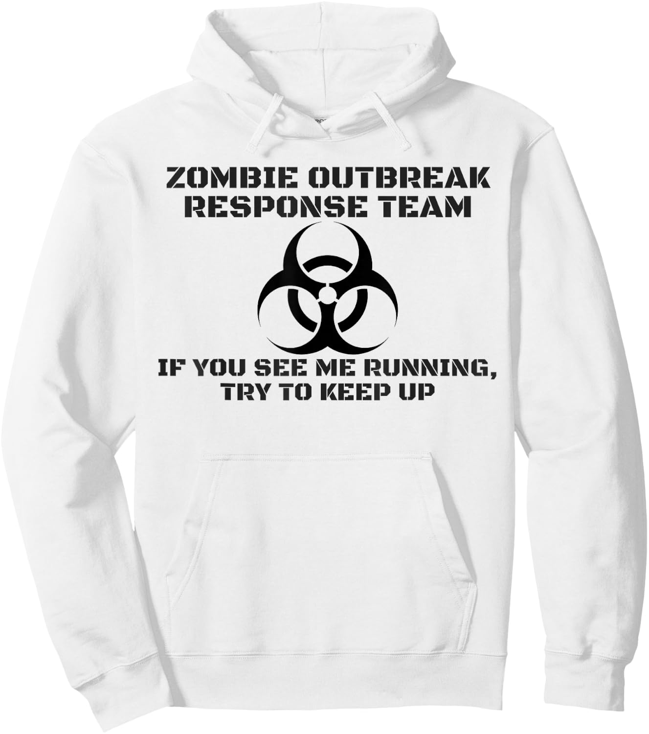 Cool Zombie T shirt Zombie Apocalypse Hoodie - Hoodie | White