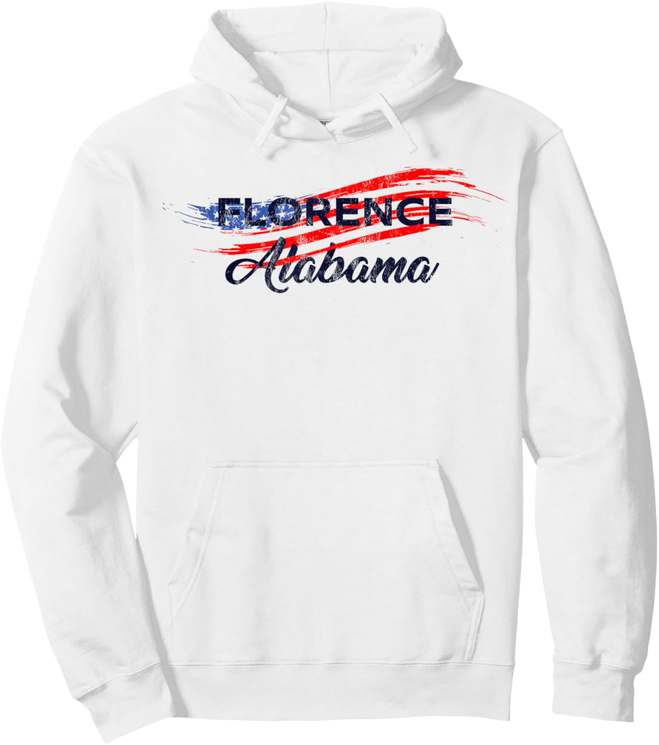 Florence Alabama, USA Vintage Hometown American Original Hoodie - Hoodie | White
