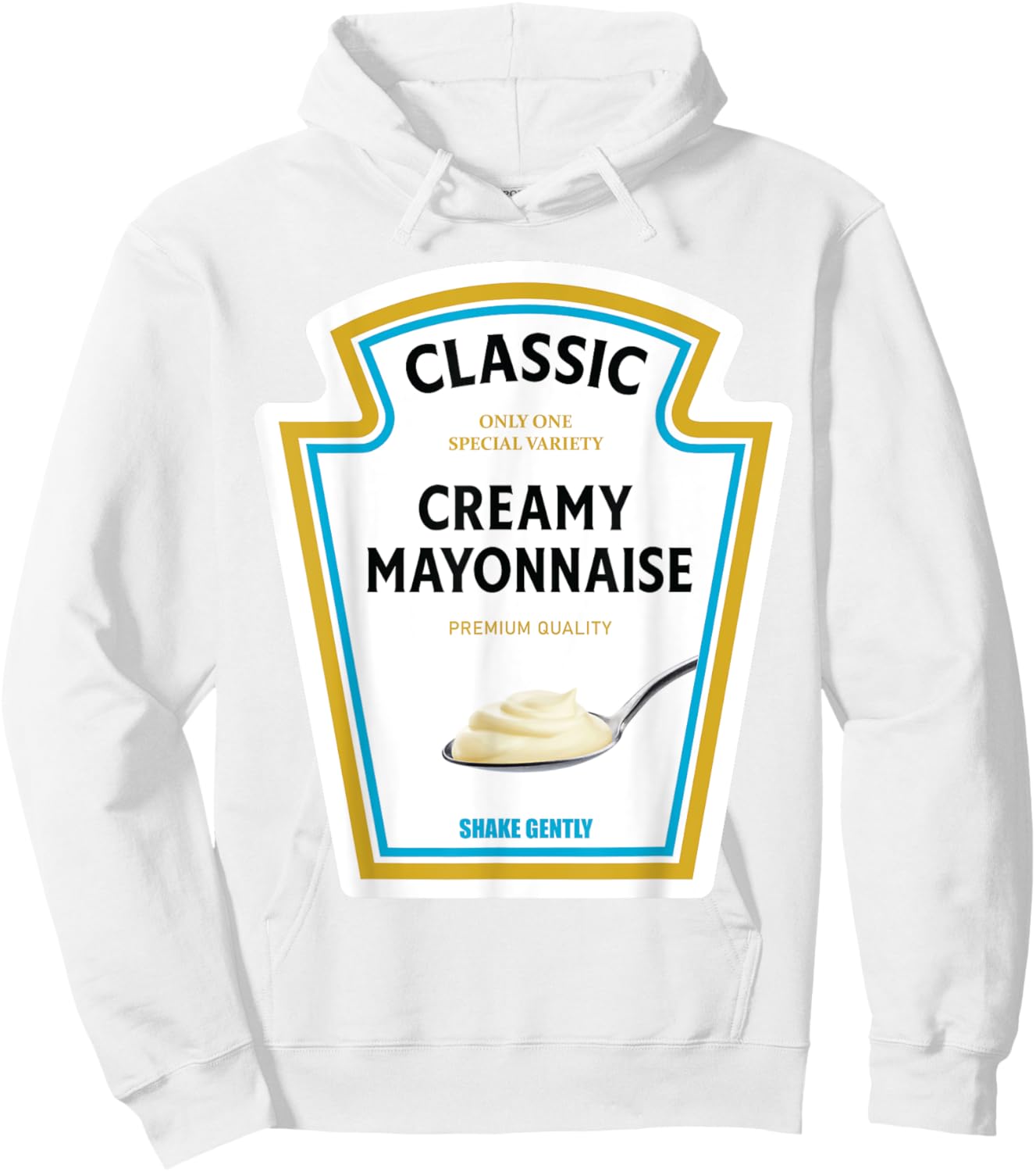 Mayonnaise Halloween 2024 Costume Mayo Ketchup Mustard Team Hoodie - Hoodie | White