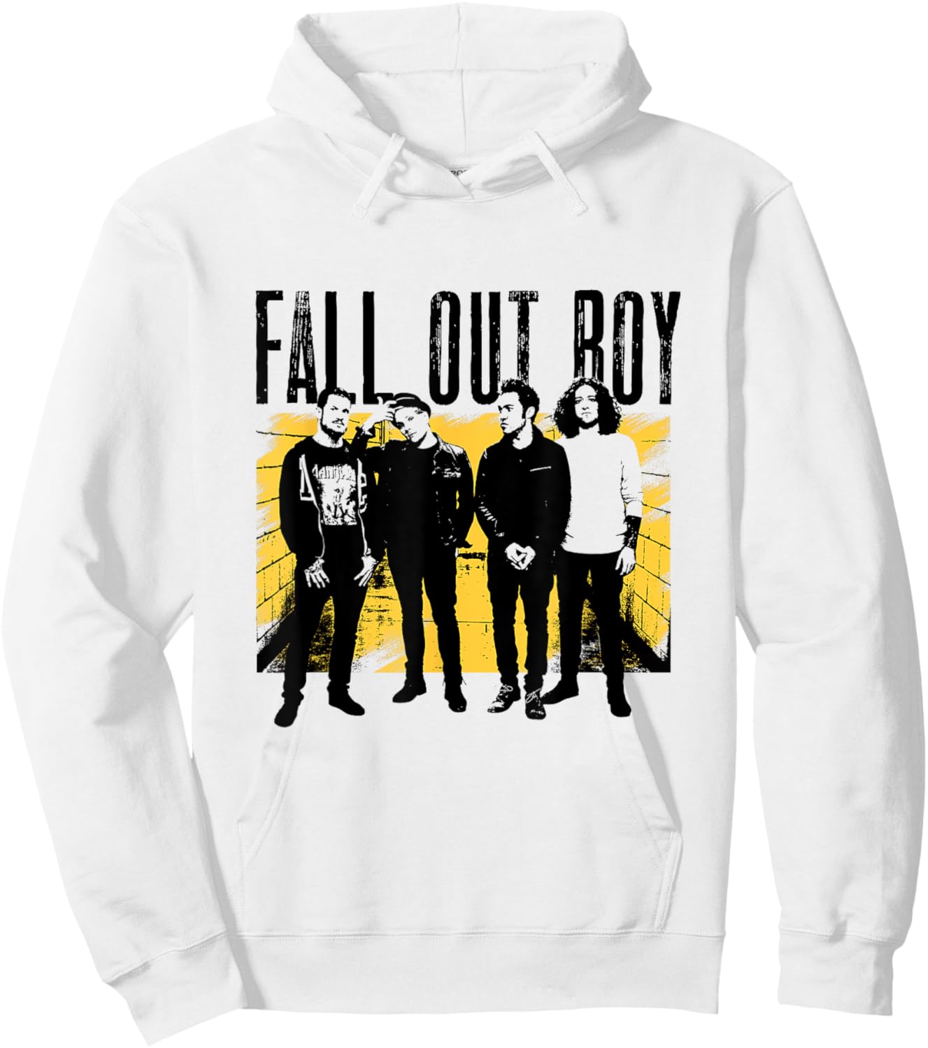 Fall Out Boy – Photo Block , white, S Hoodie - Hoodie | White