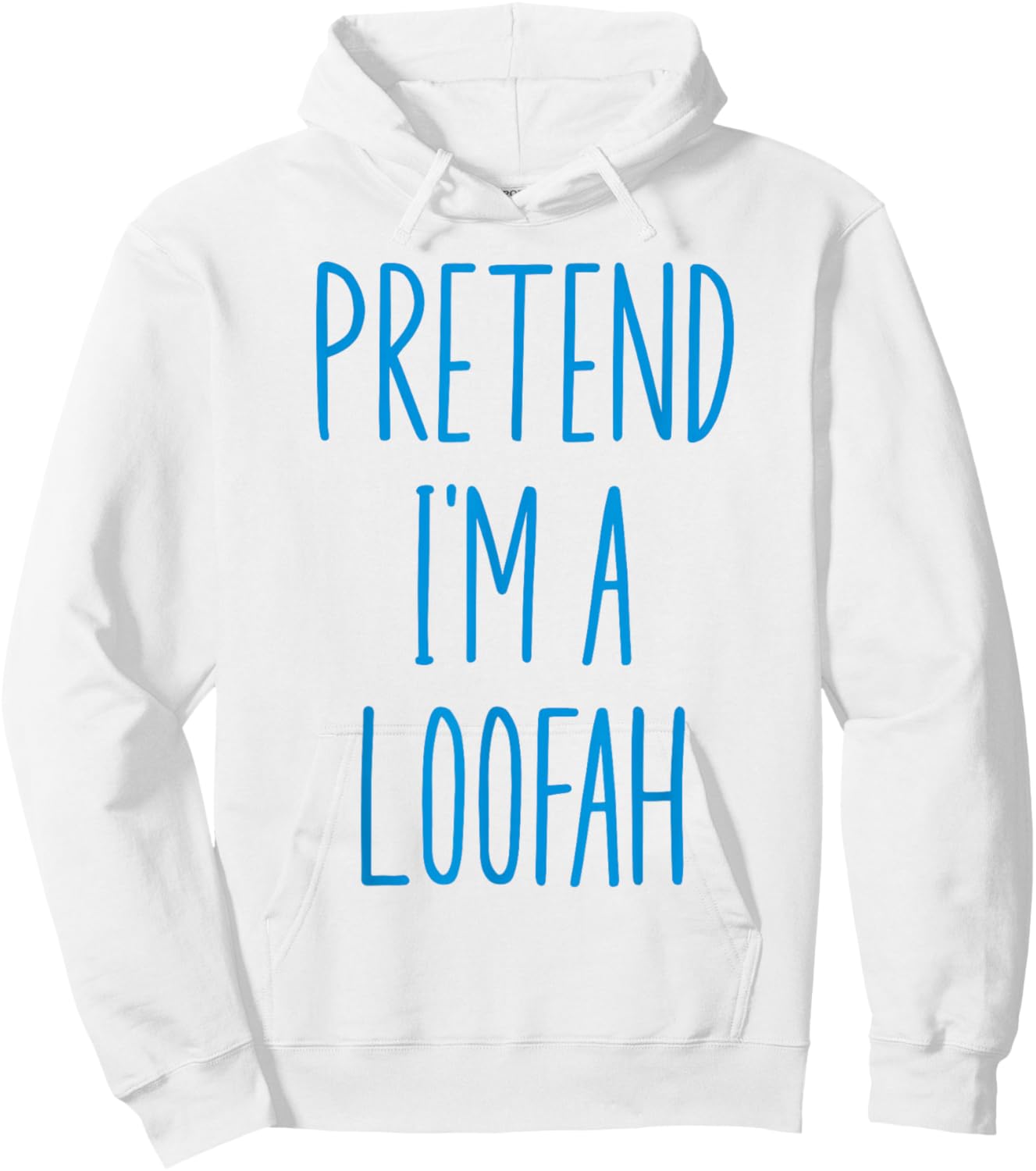 Pretend I'm A Loofah Bath Sponge Halloween Costume Hoodie - Hoodie | White