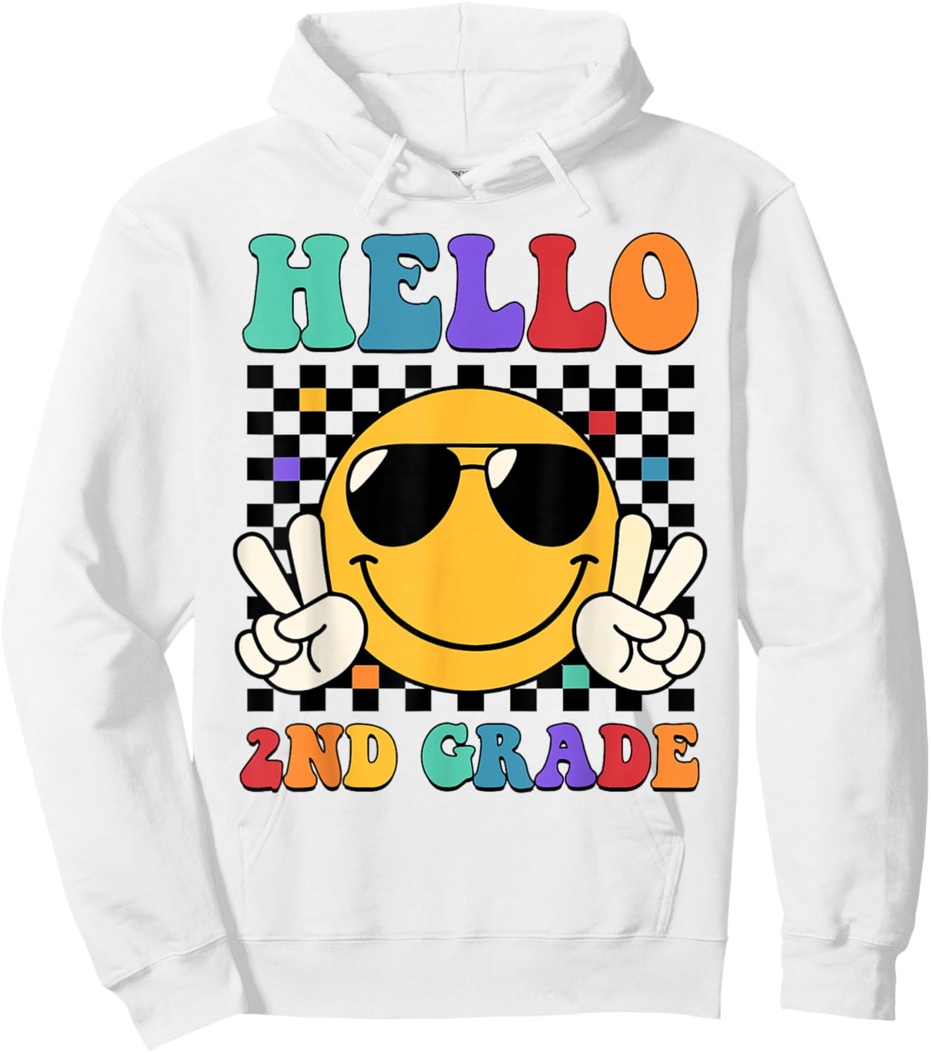 2nd Grade Teacher Shirts, First Day Second Grade Shirt Girls Hoodie - Hoodie | White