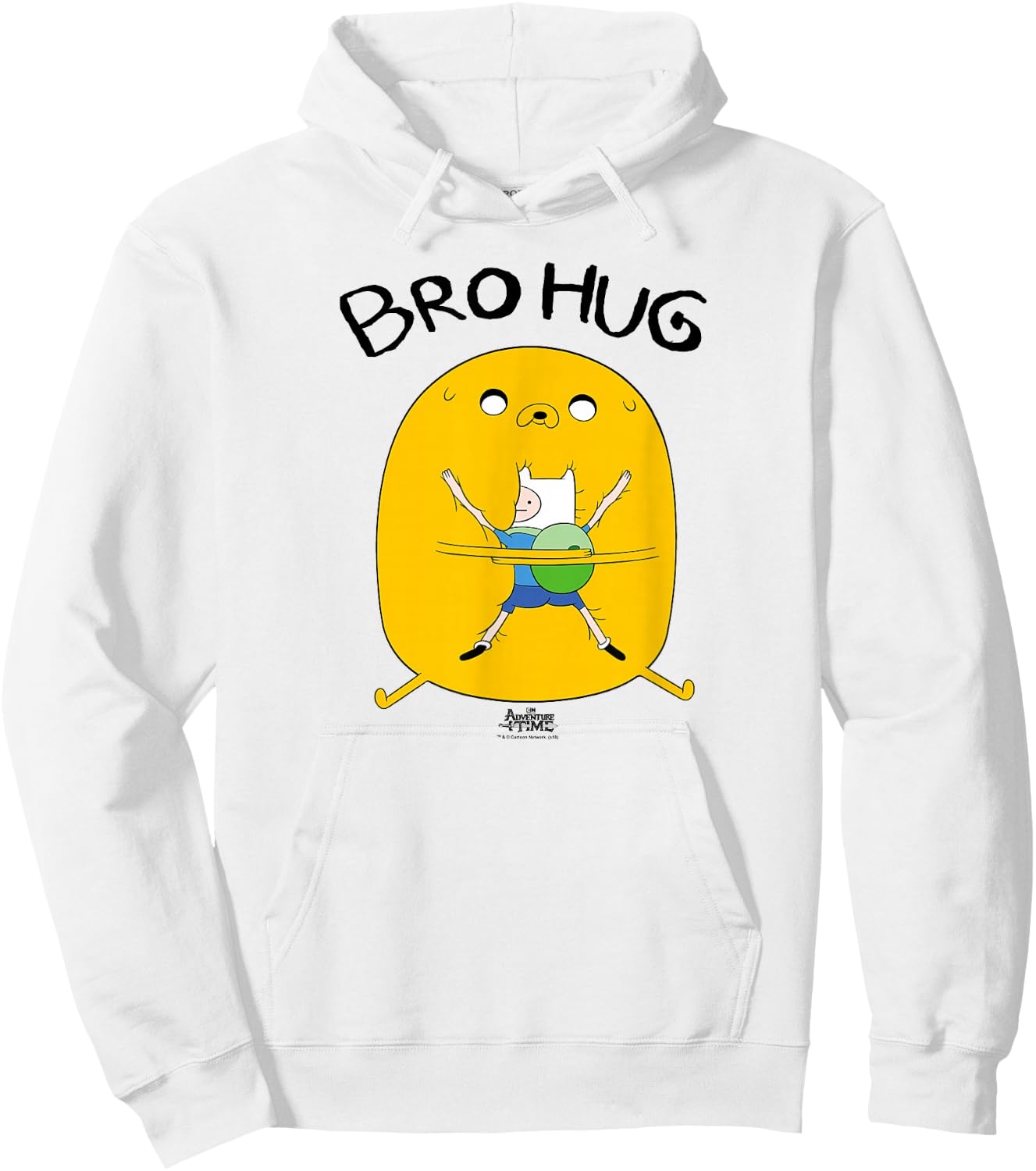 Adventure Time Jake Bro Hug Hoodie - Hoodie | White
