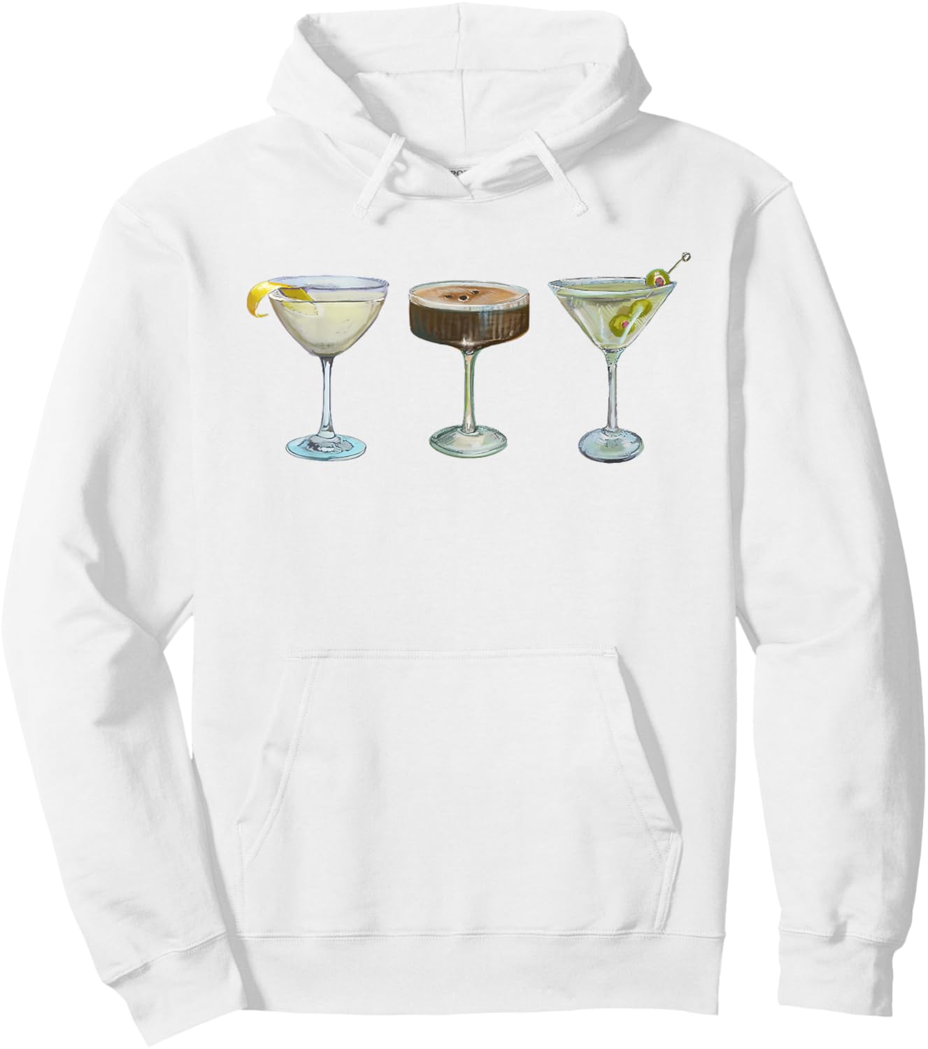 Espresso Martini Trifecta Graphic For Girl Women Hoodie - Hoodie | White
