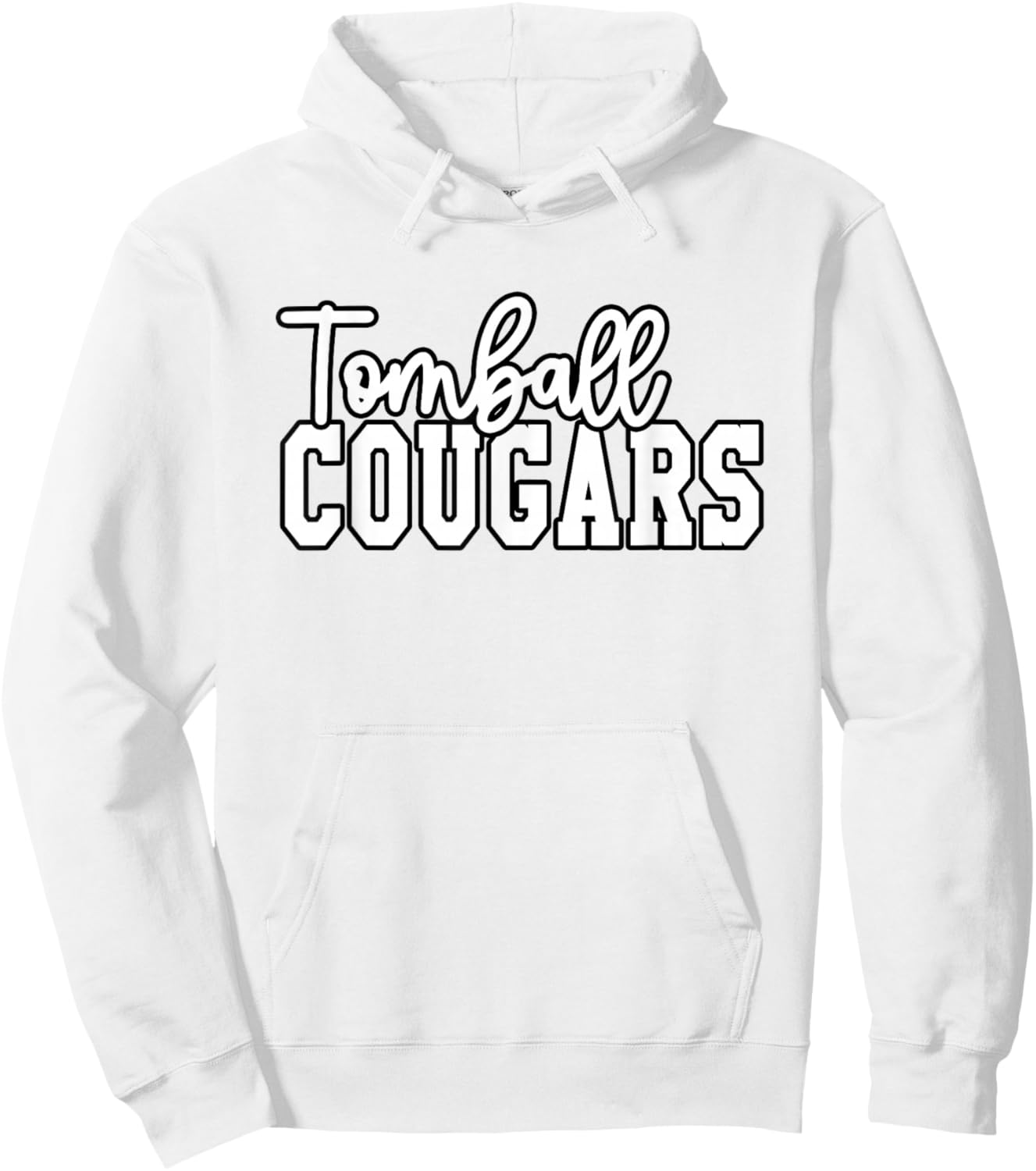 Tomball High School Cougars Hoodie - Hoodie | White