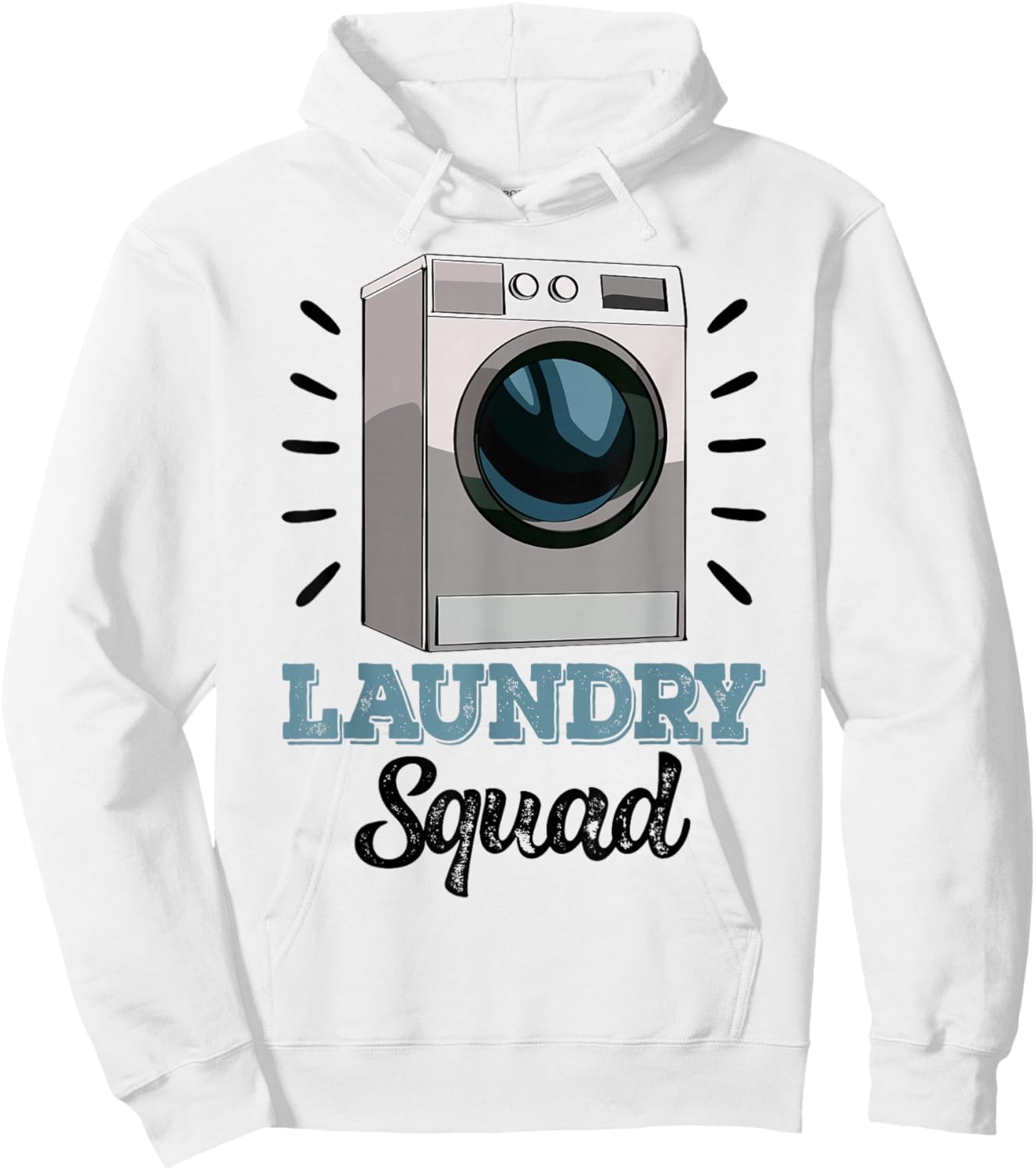 Laundry Squad Mechanic Funny Women Washing Machine Hoodie - Hoodie | White