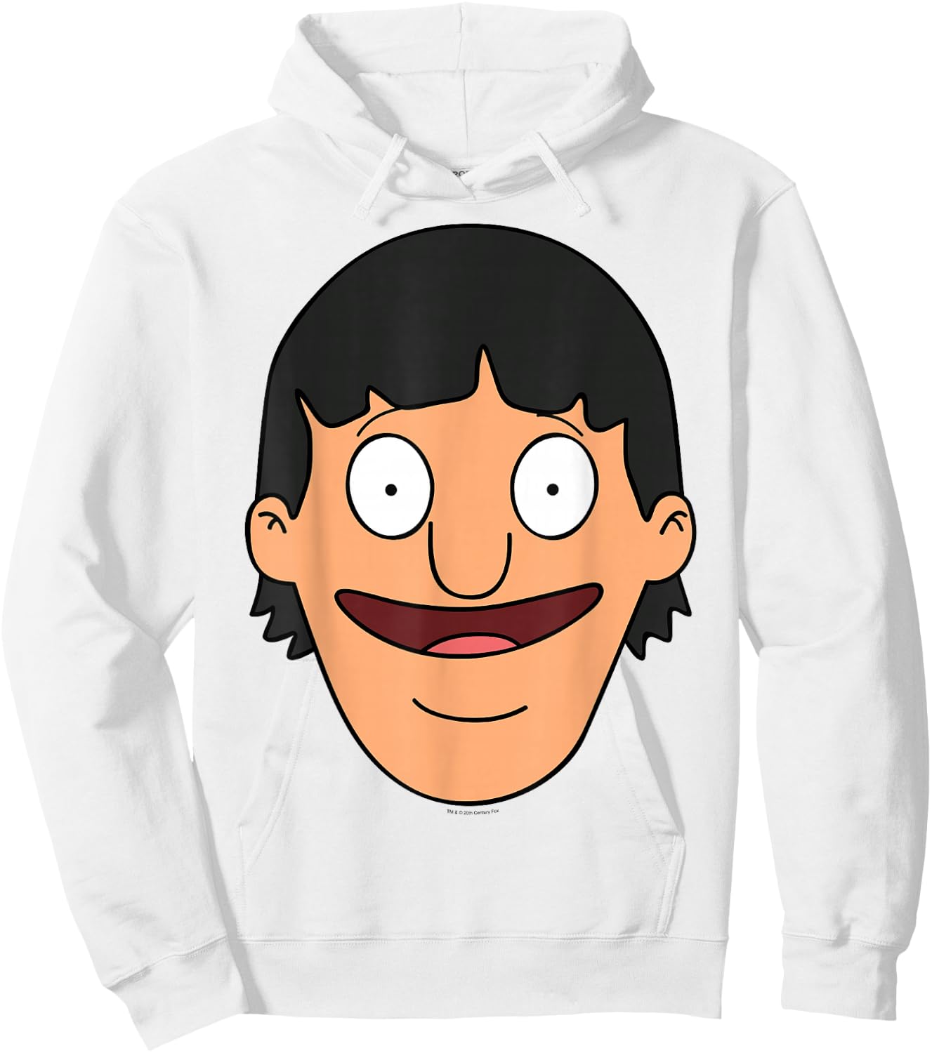 Bob's Burgers Gene Big Face Hoodie - Hoodie | White