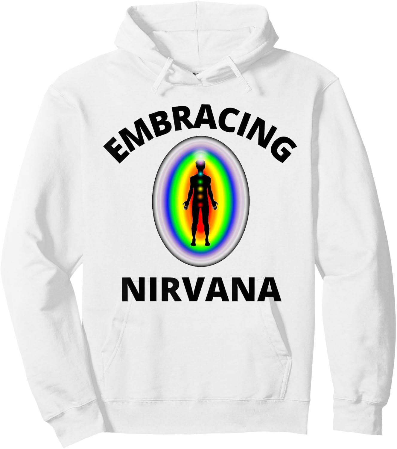 Embracing Nirvana Buddhist Shirt Hoodie - Hoodie | White