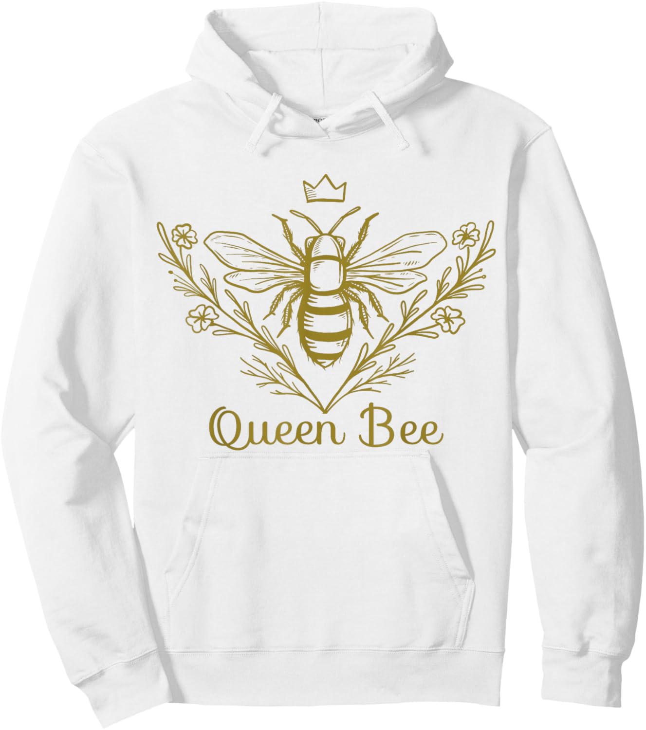 Queen Bee Honey Bee Keeper Outfit Beekeeping Hoodie - Hoodie | White