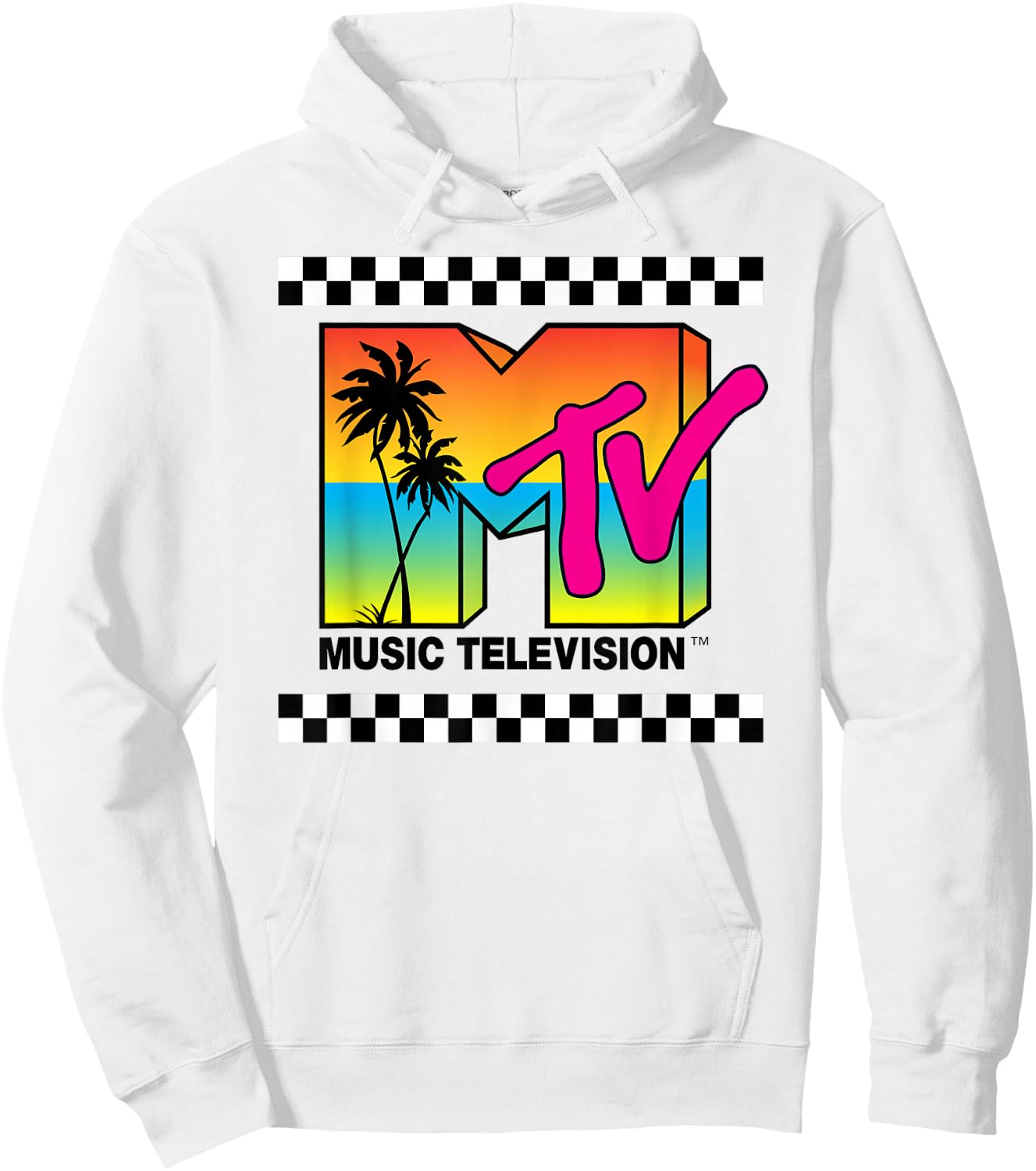 MTV Sunset Logo Hoodie - Hoodie | White