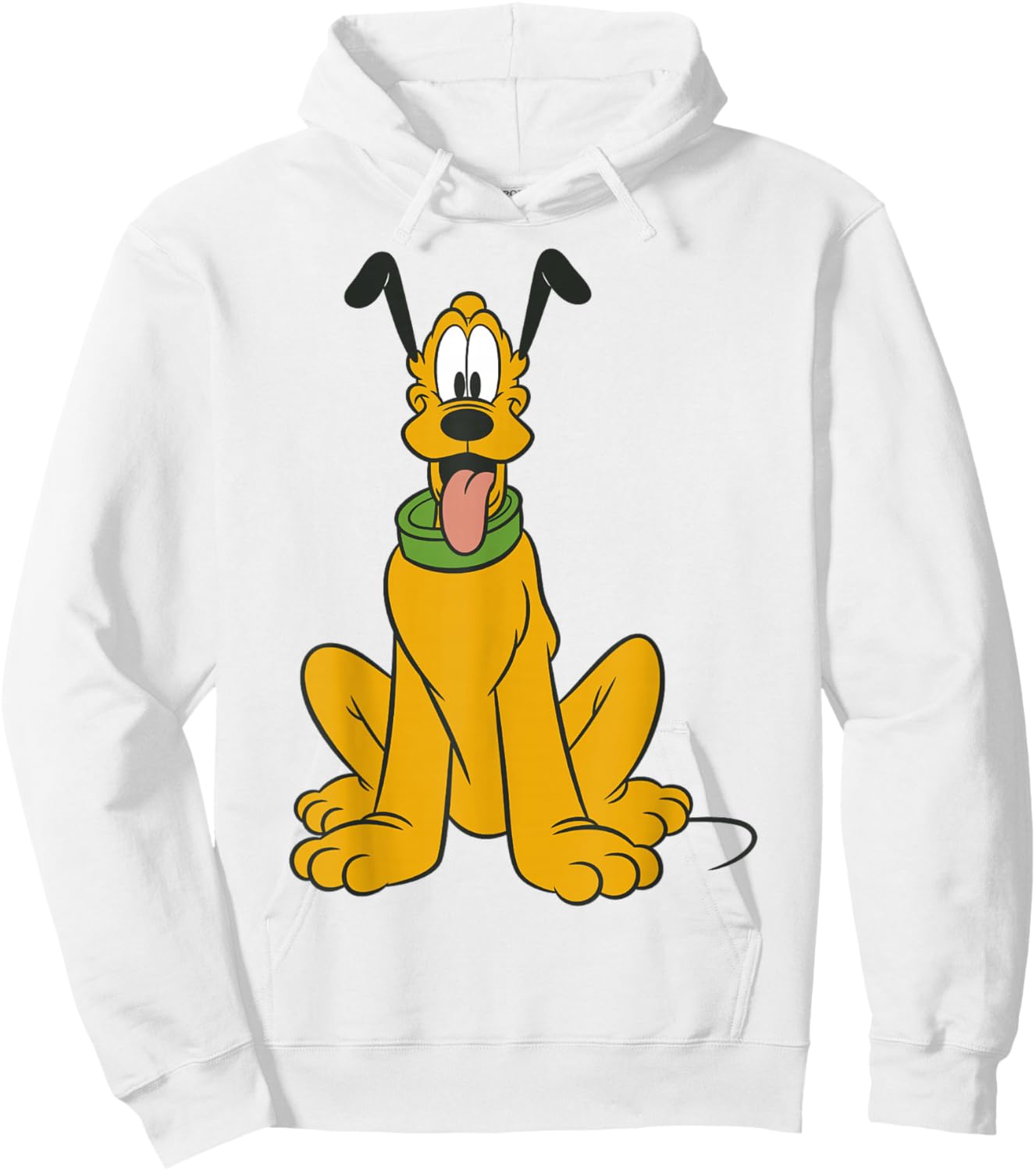 Disney Mickey Mouse Pluto The Dog Portrait Hoodie - Hoodie | White