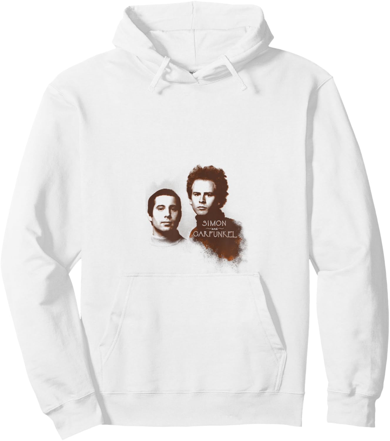 Simon & Garfunkel - Faces Hoodie - Hoodie | White