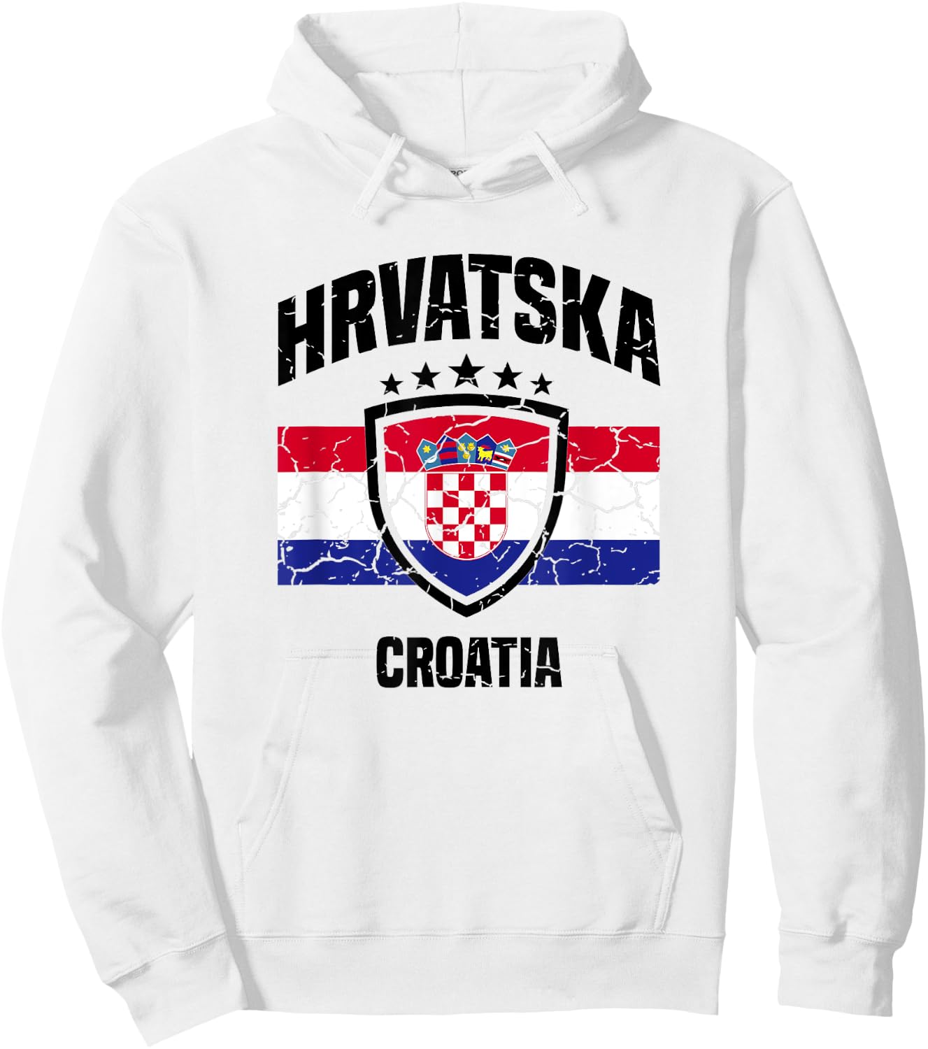 Hrvatska Croatia Croatian Hoodie - Hoodie | White