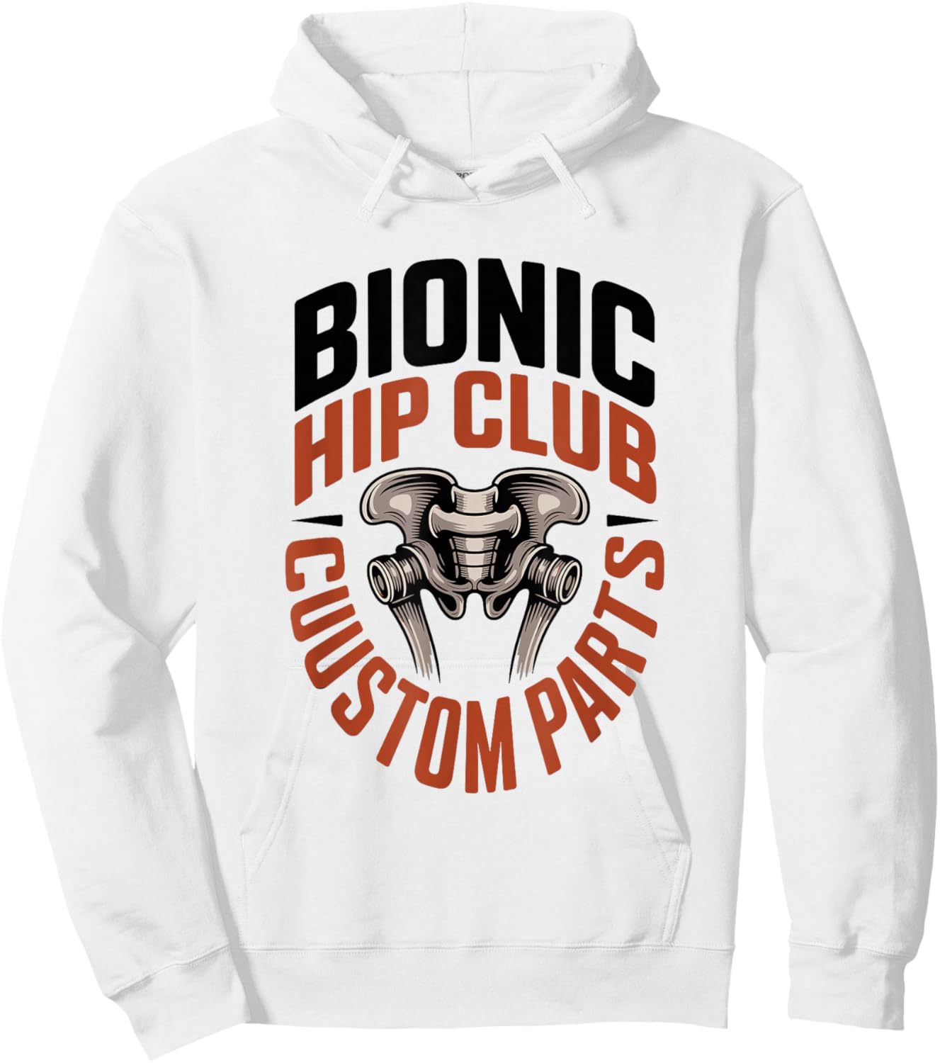 Bionic Hip Club Custom Parts Hoodie - Hoodie | White