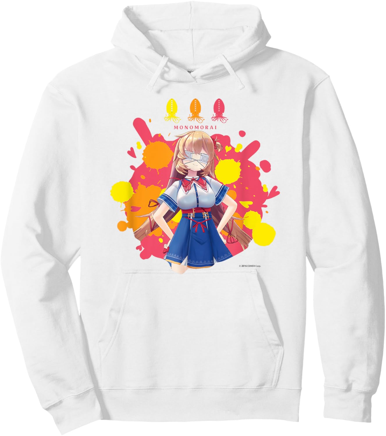 【Akai Haato】holo no graffiti Greatest Moments Ver.2 Hoodie - Hoodie | White