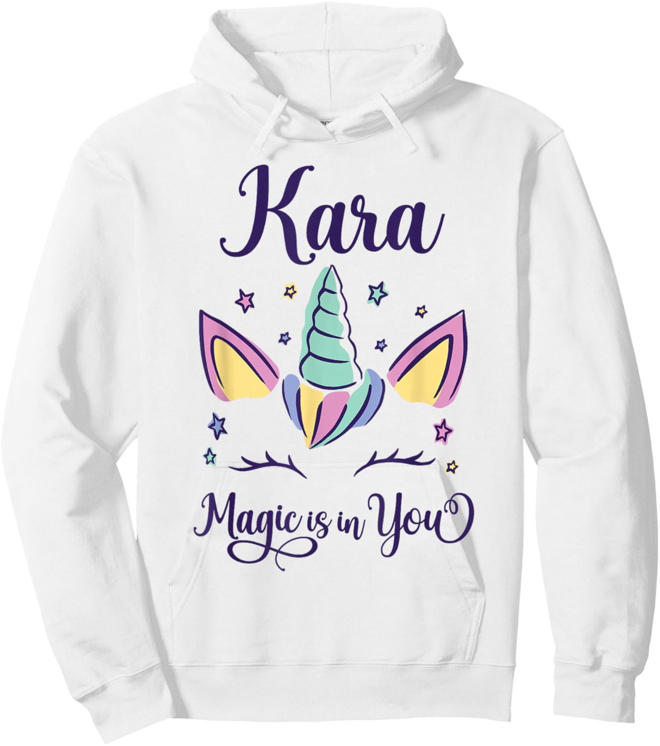 First Name Kara Personalized Kara Hoodie - Hoodie | White