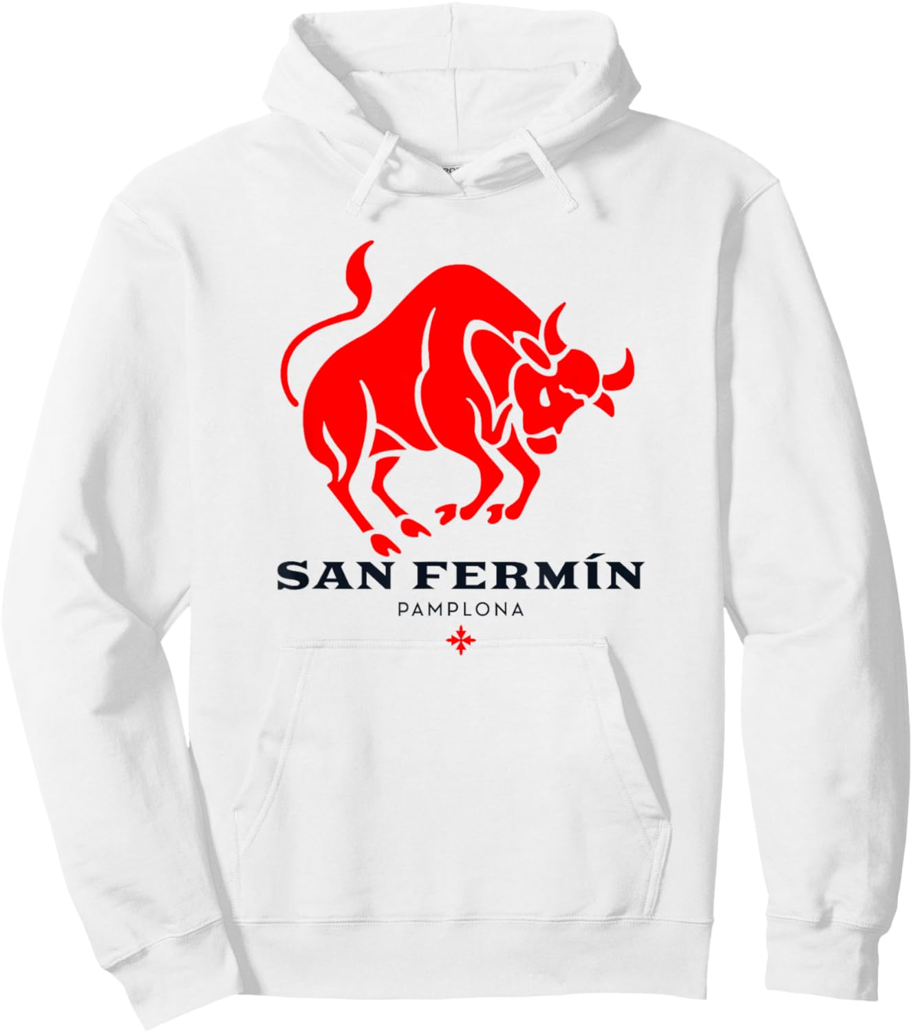 Pamplona San Fermín Encierro Sanfermines Navarra Hoodie - Hoodie | White