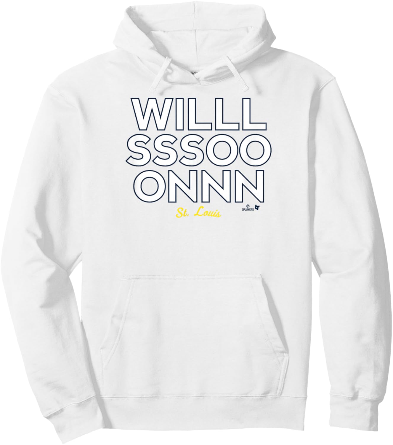 Willson Contreras -WILLLSSSOOONNN - St. Louis Baseball Hoodie - Hoodie | White