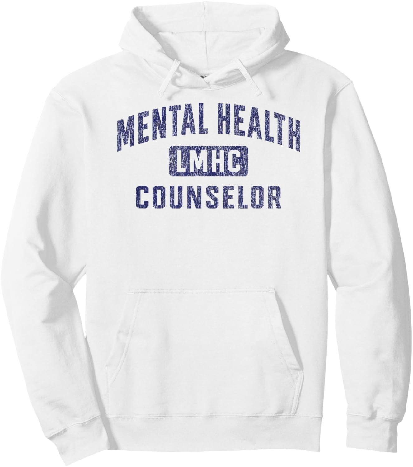 LMHC Licensed Mental Health Counselor Hoodie - Hoodie | White