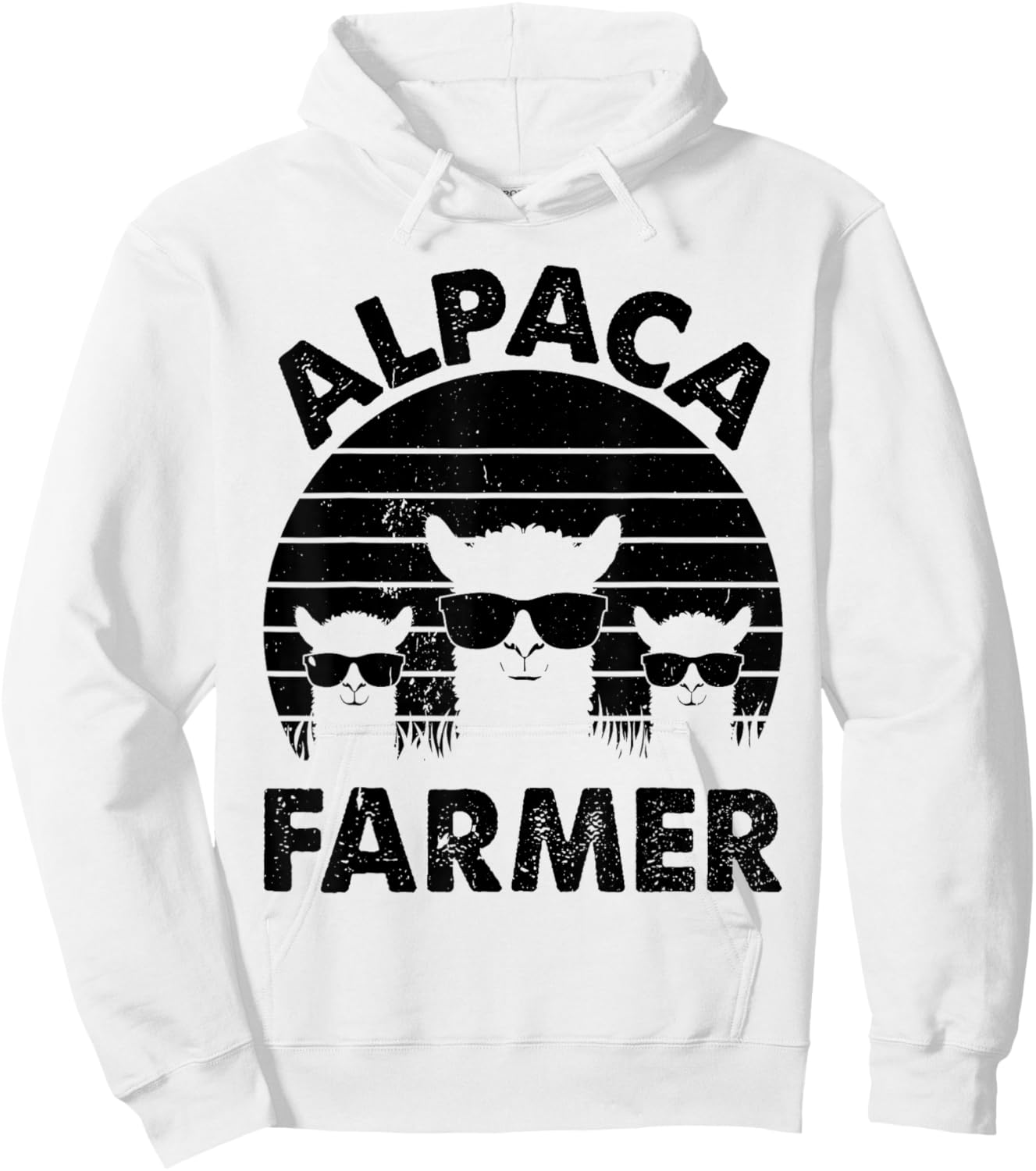 Funny Alpaca Farmer Llama Farmer Alpaca Farmer Hoodie - Hoodie | White