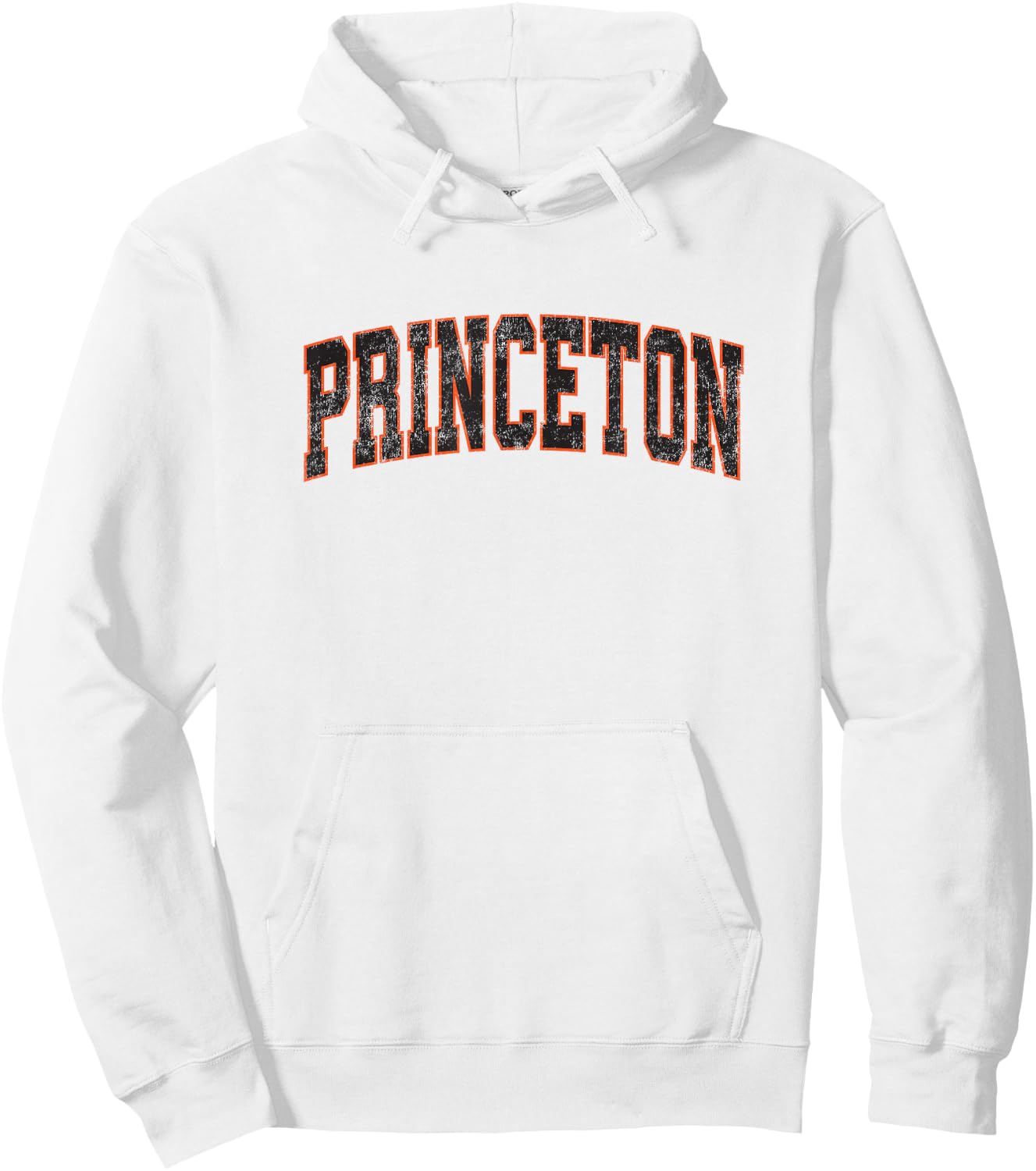 Princeton New Jersey NJ Vintage Athletic Sports Hoodie - Hoodie | White